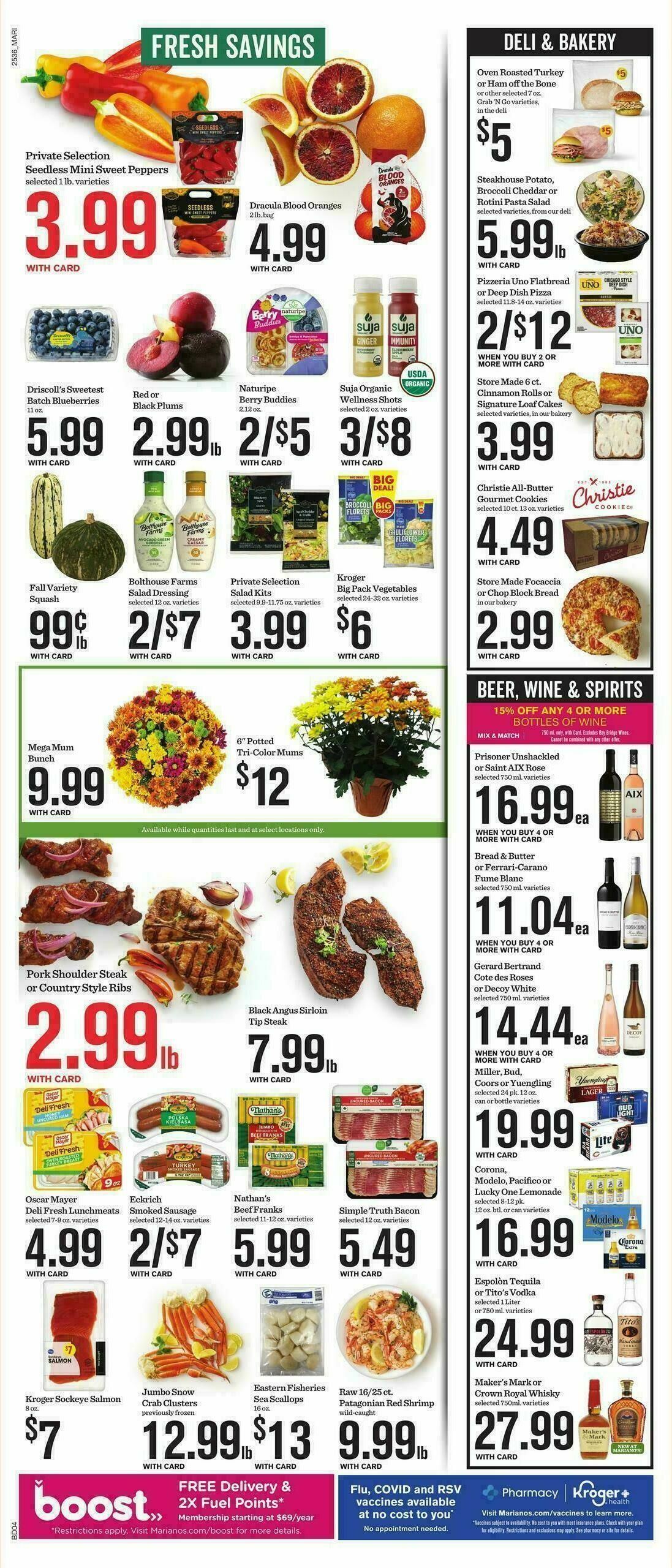 Mariano's Weekly Ad from October 8