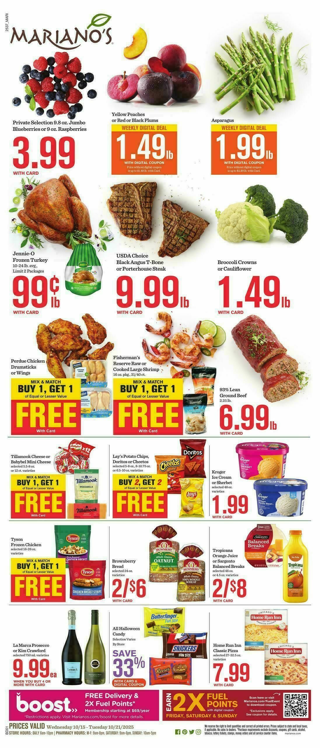 Mariano's Weekly Ad from October 15