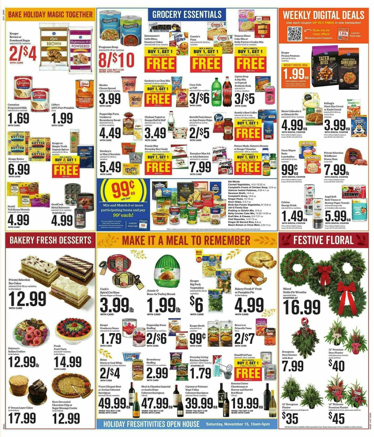 Mariano's Weekly Ad from November 12
