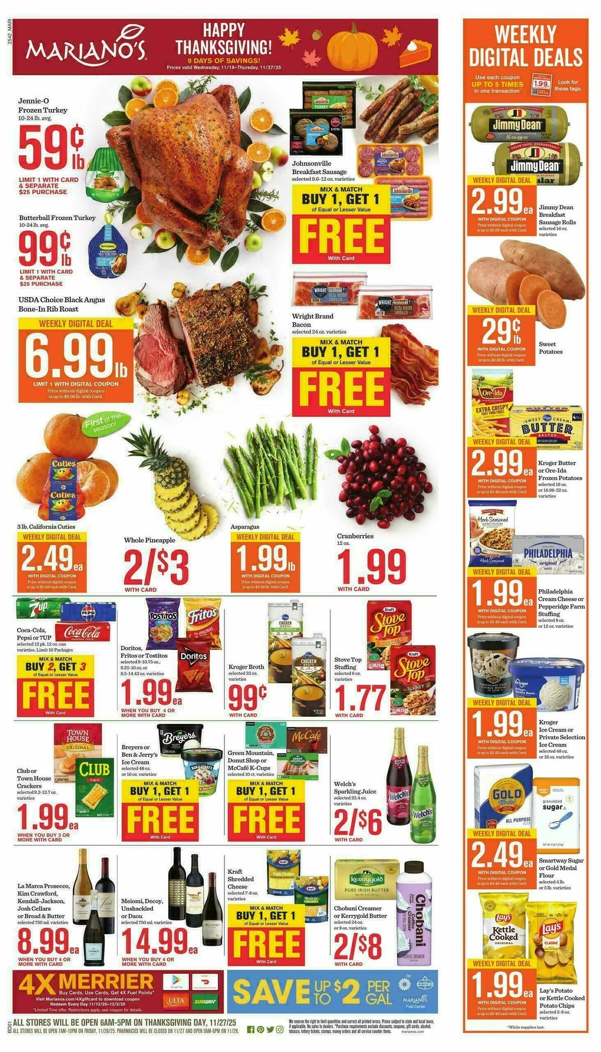 Mariano's Weekly Ad from November 19