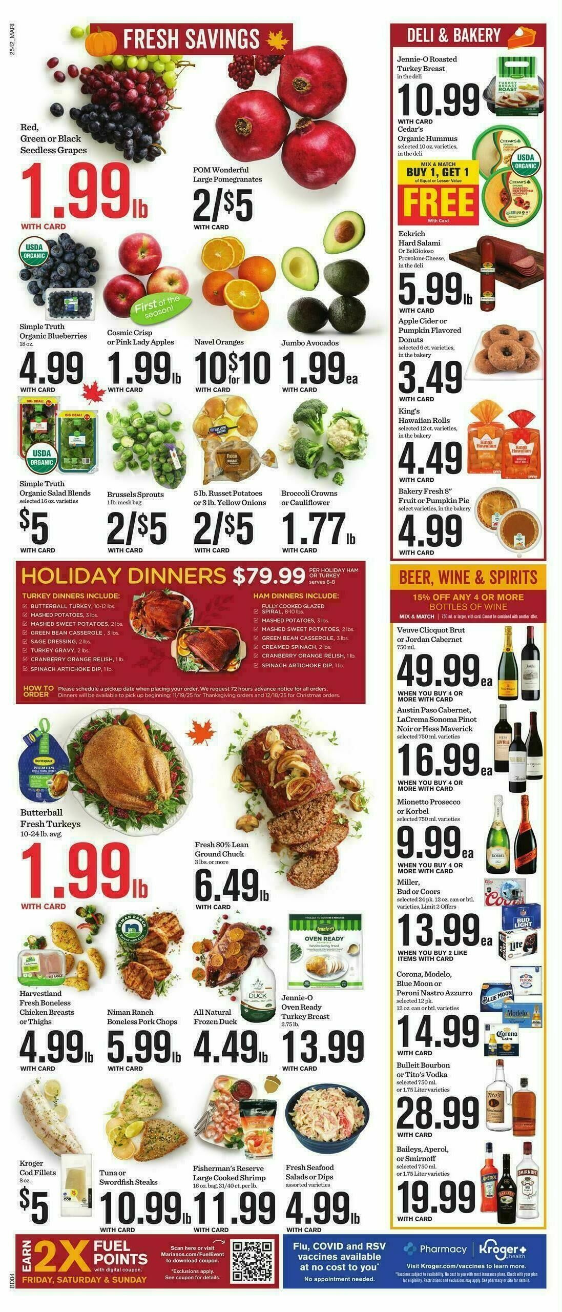 Mariano's Weekly Ad from November 19