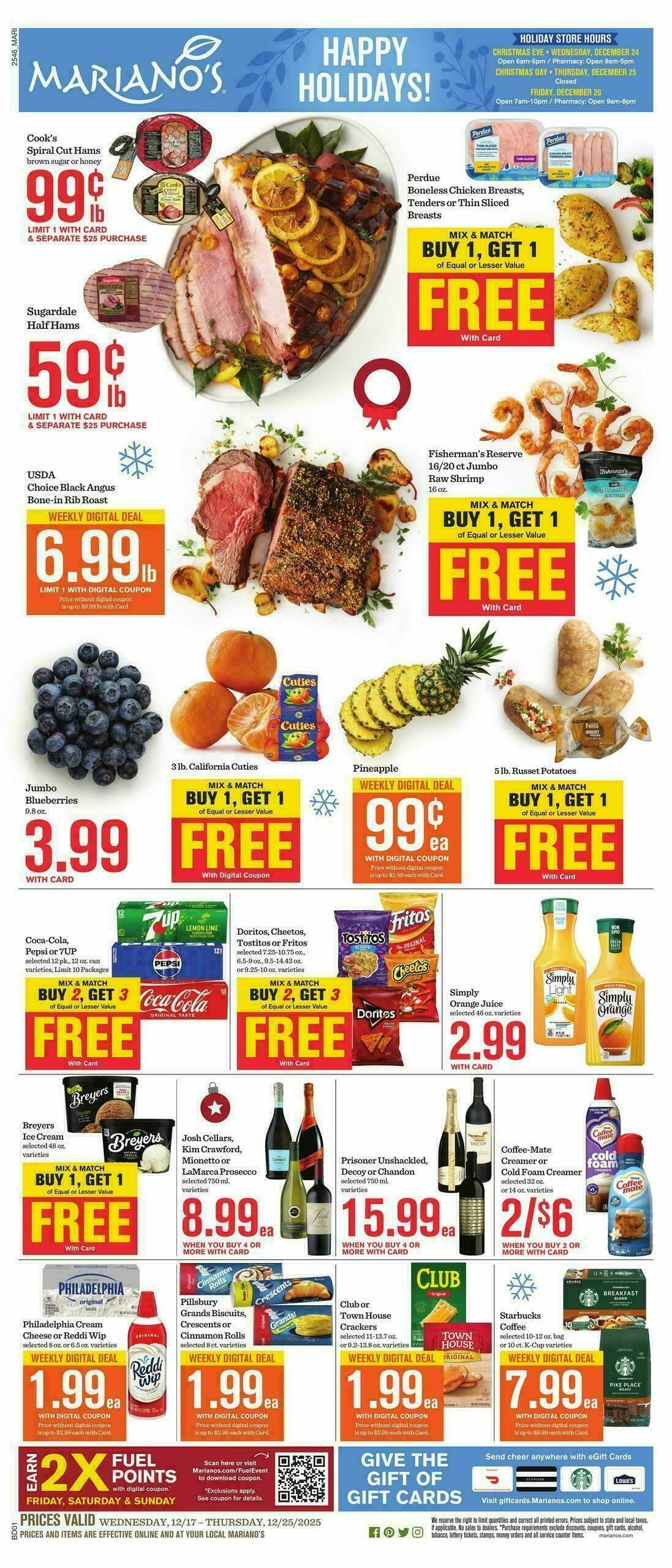 Mariano's Weekly Ad from December 17