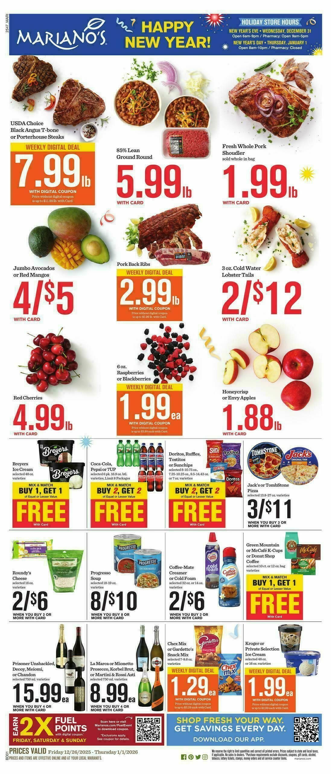 Mariano's Weekly Ad from December 26