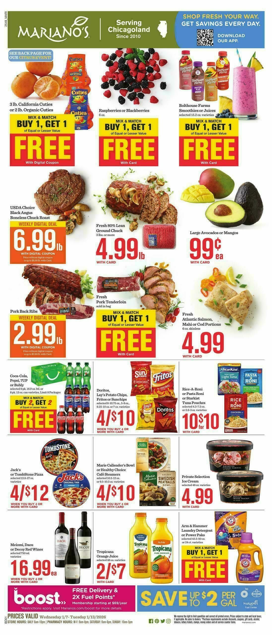 Mariano's Weekly Ad from January 7