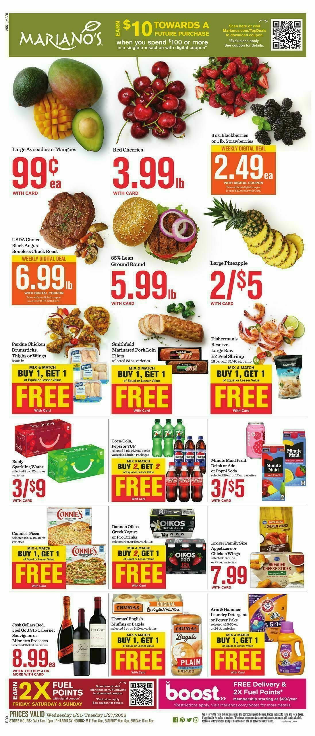 Mariano's Weekly Ad from January 21