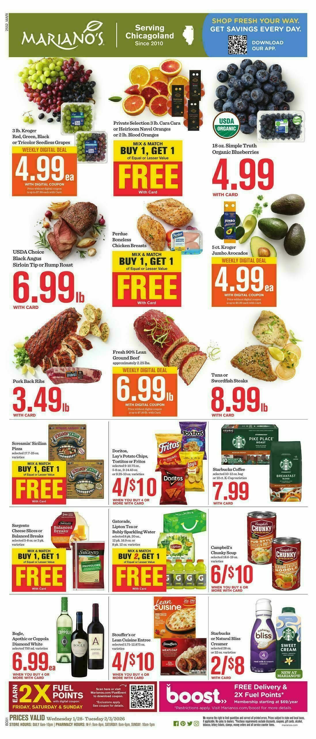 Mariano's Weekly Ad from January 28