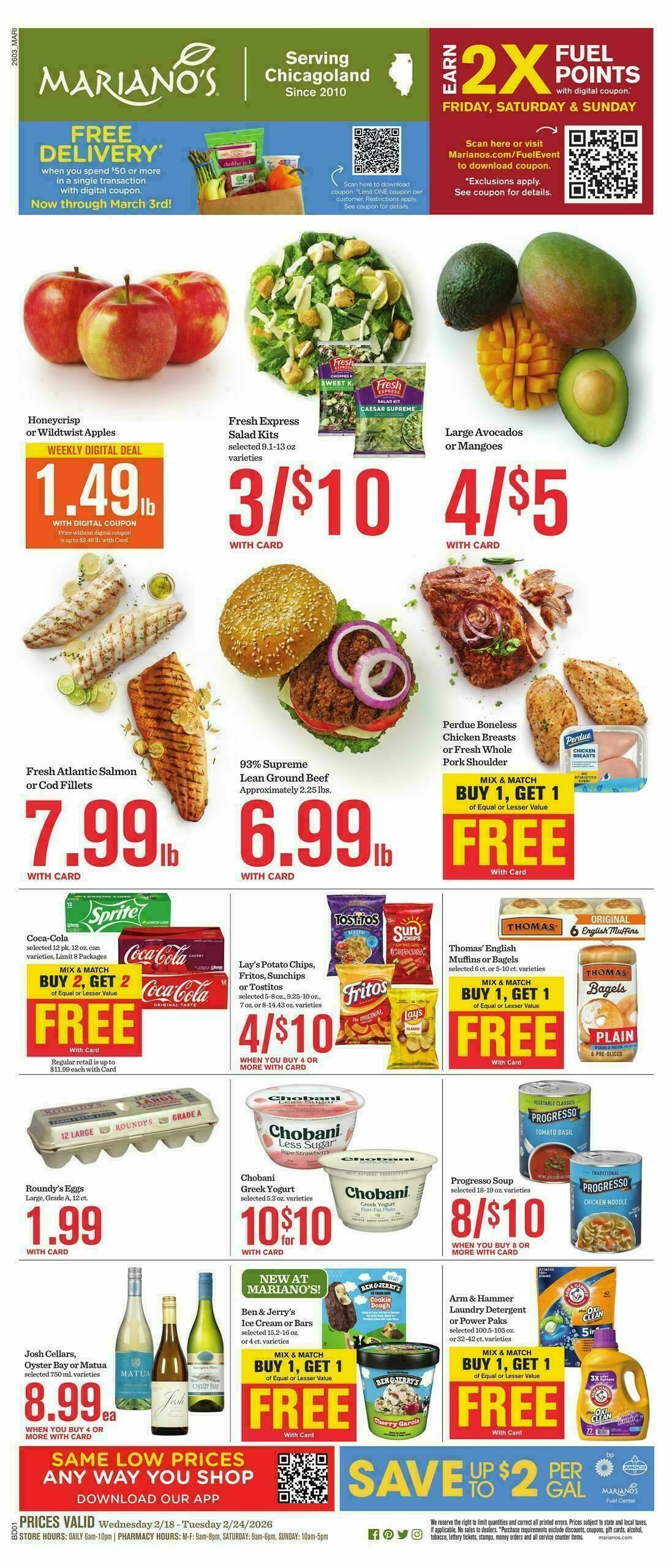 Mariano's Weekly Ad from February 18