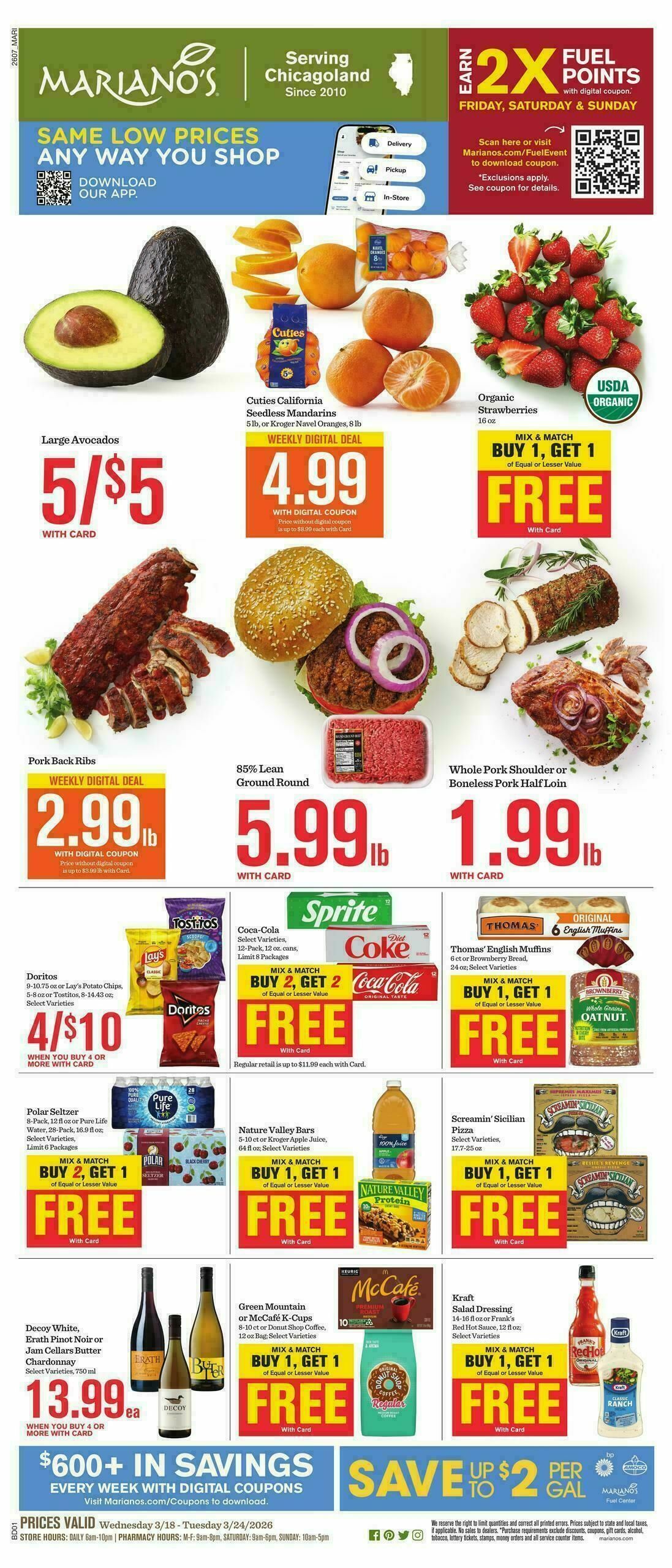 Mariano's Weekly Ad from March 18