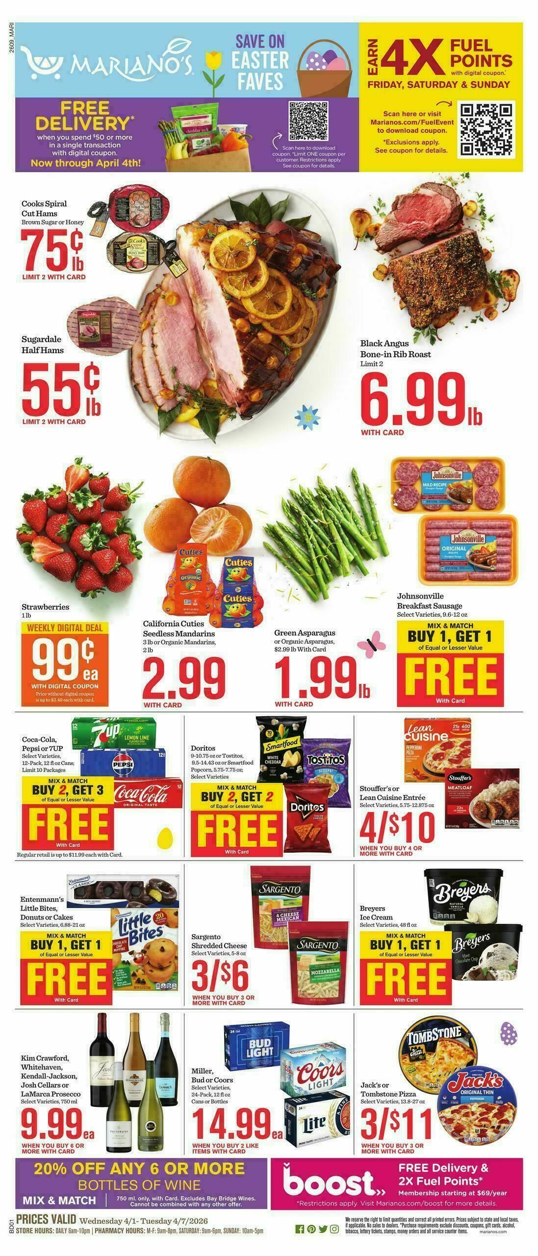 Mariano's Weekly Ad from April 1