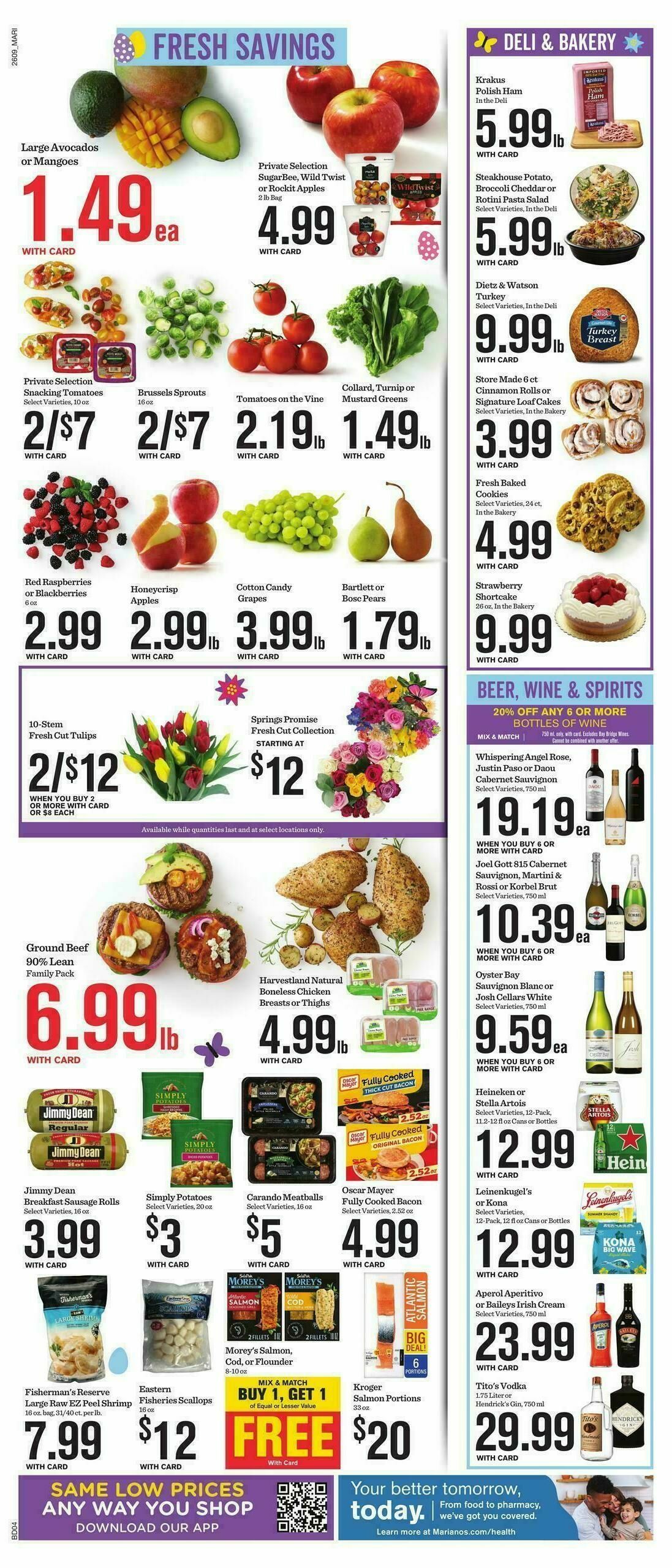 Mariano's Weekly Ad from April 1