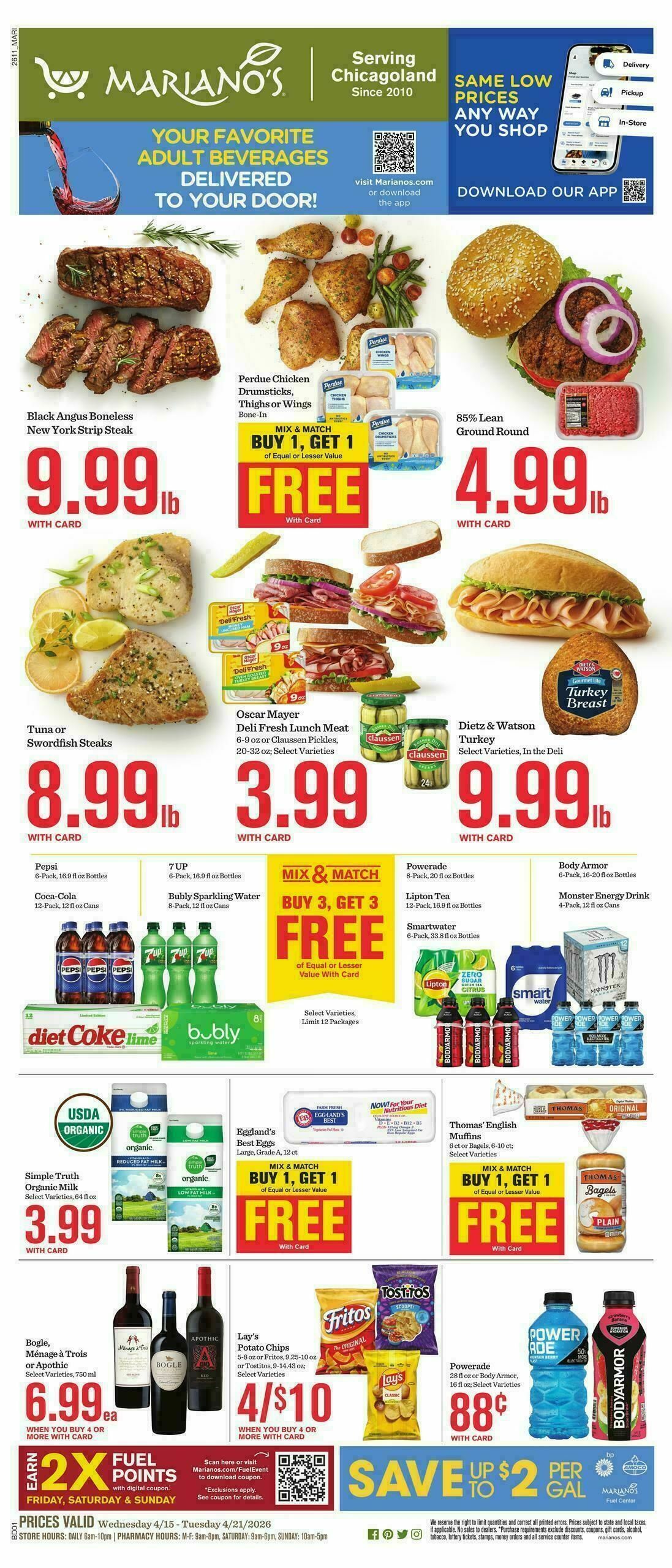 Mariano's Weekly Ad from April 15