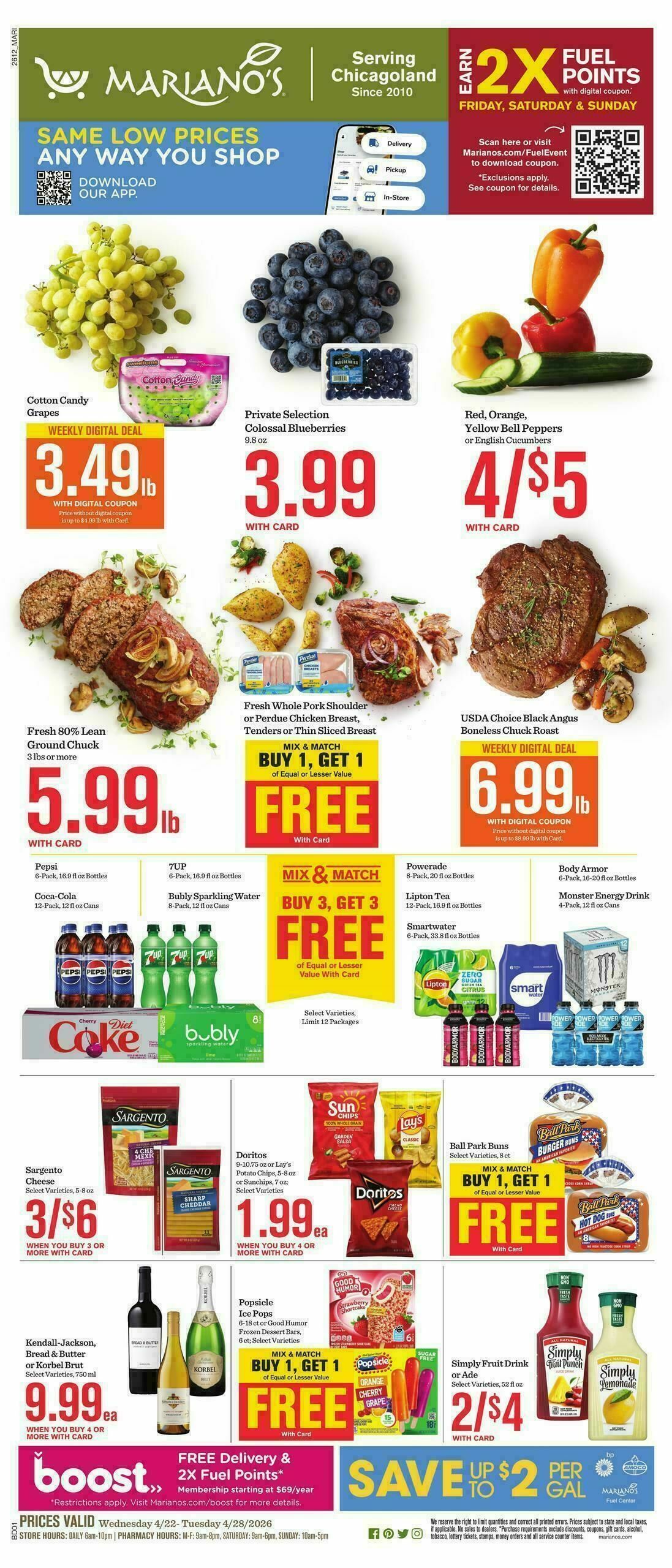 Mariano's Weekly Ad from April 22