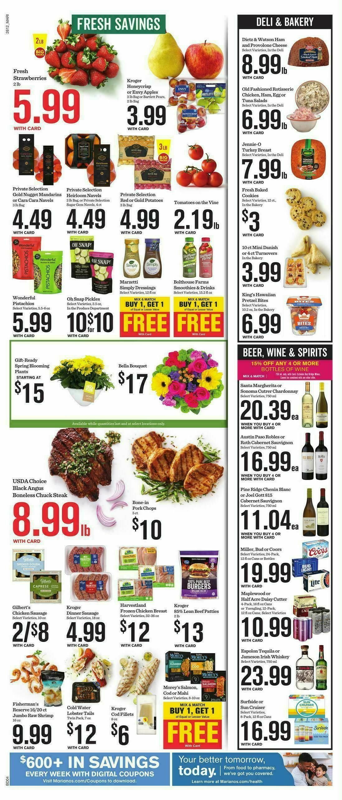 Mariano's Weekly Ad from April 22