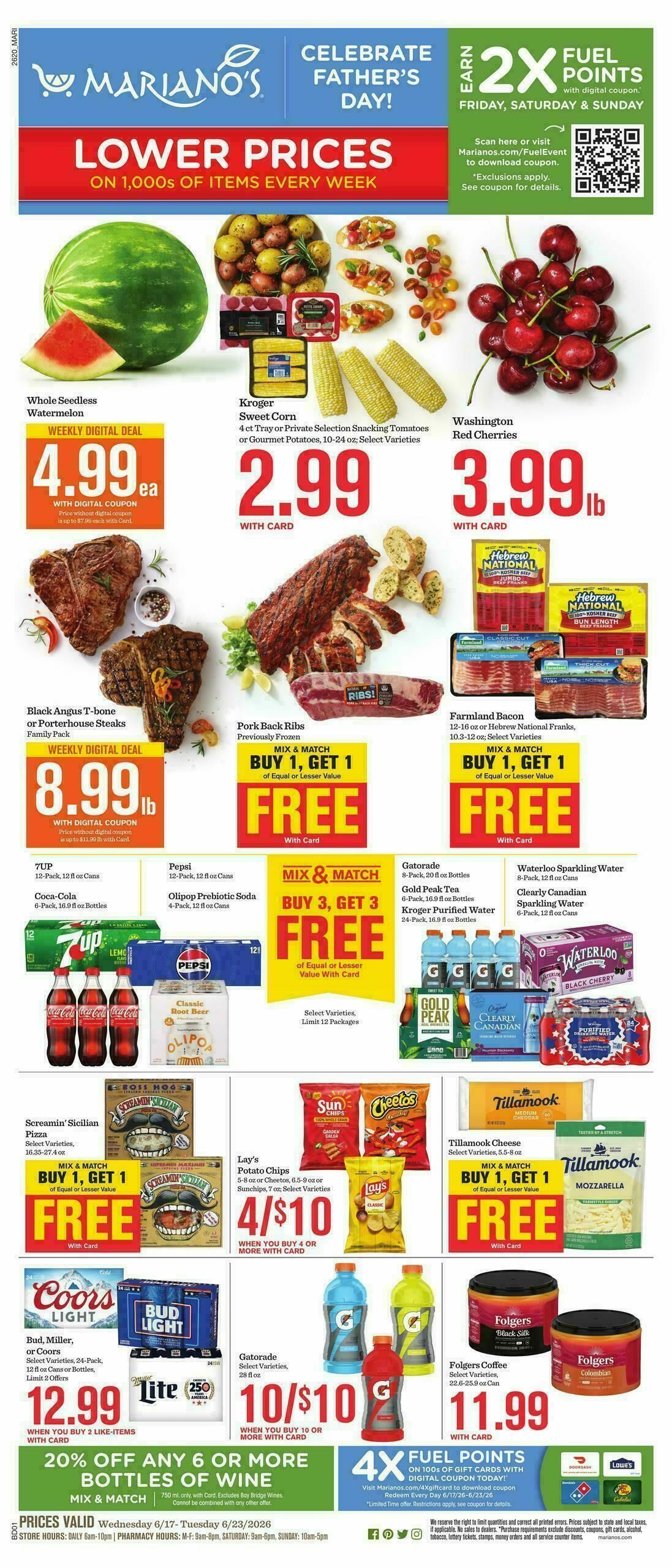 Mariano's Weekly Ad from June 17