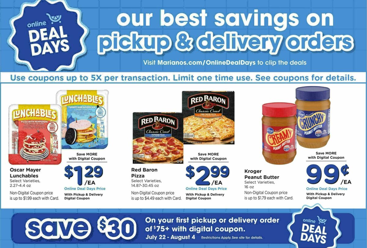 Mariano's Weekly Ad from July 22
