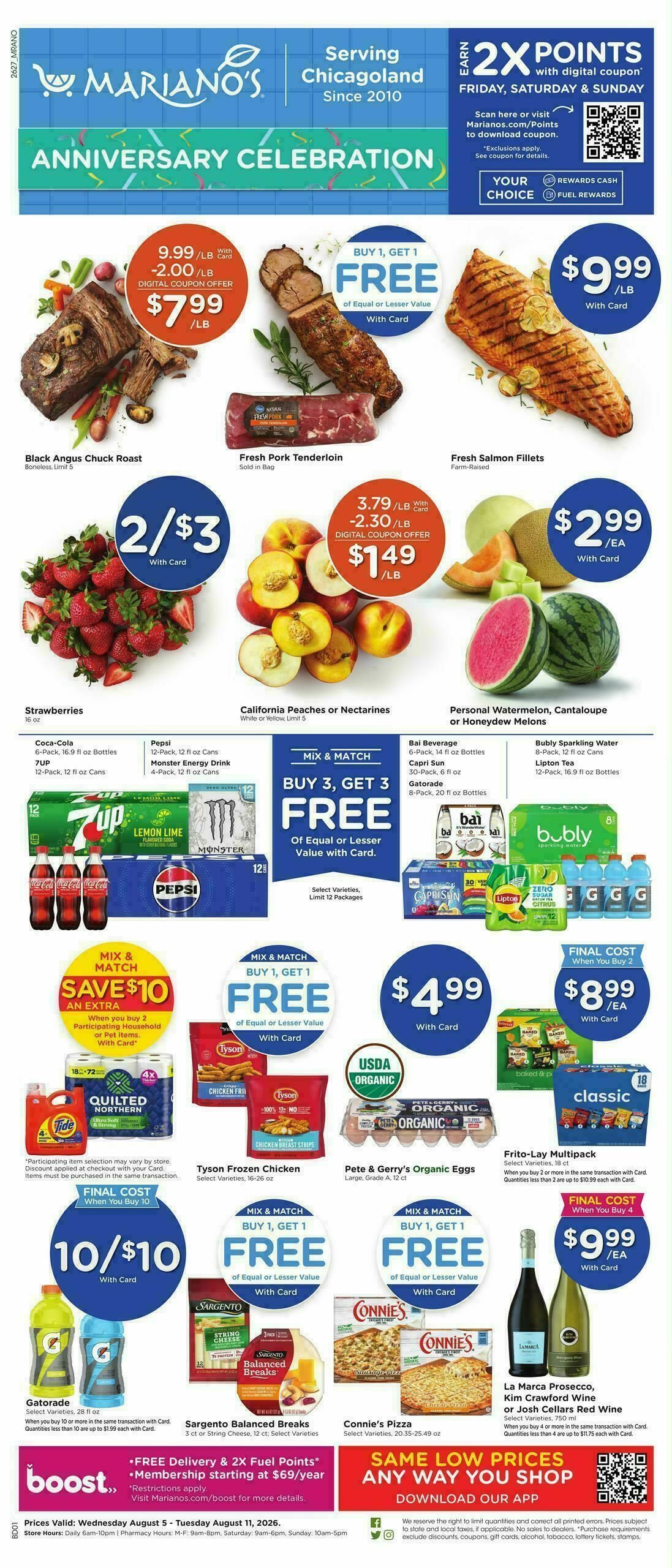 Mariano's Weekly Ad from August 5