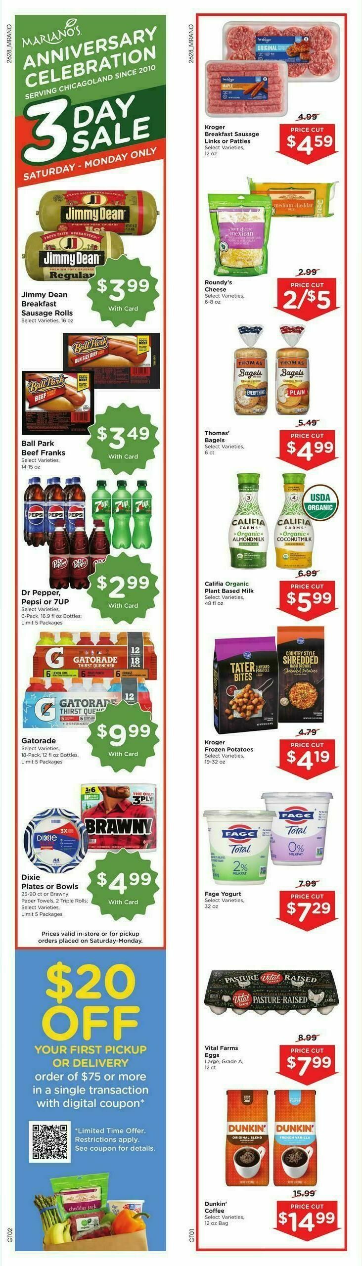 Mariano's Weekly Ad from August 12