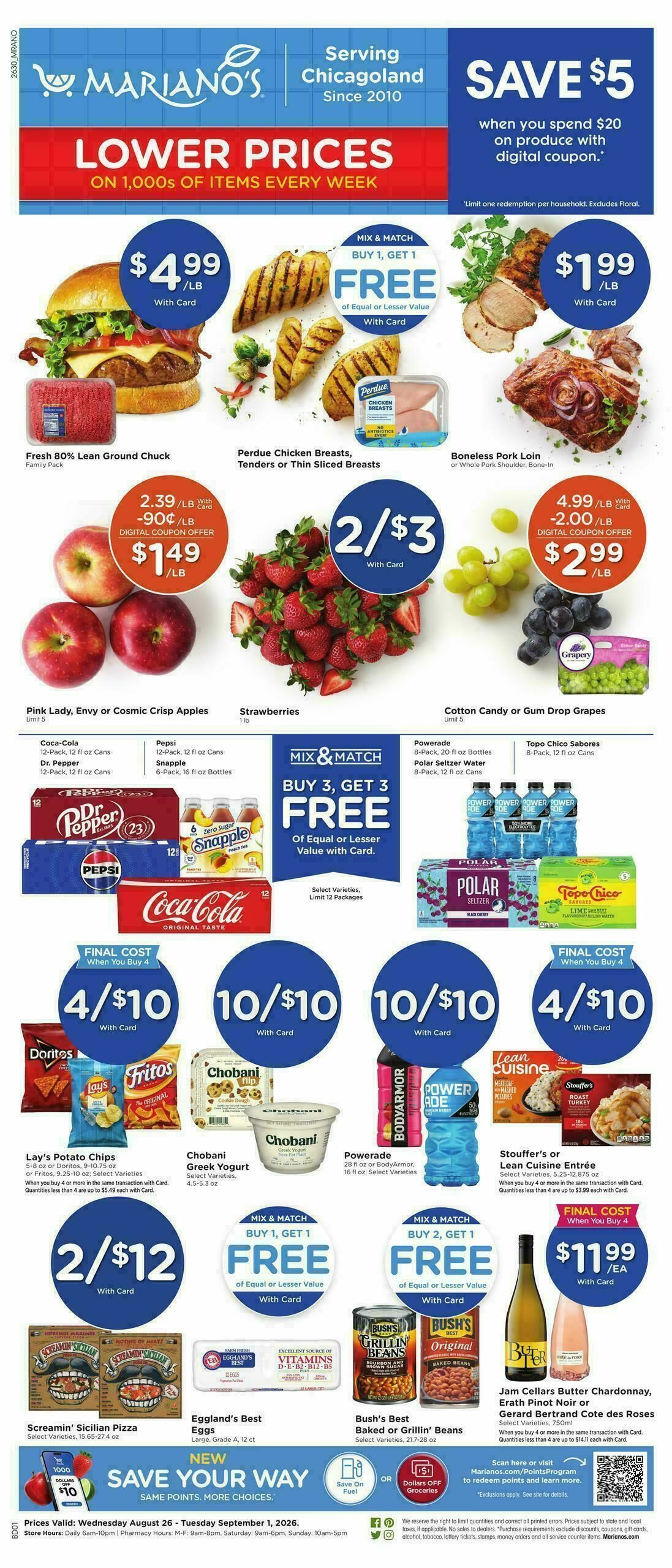 Mariano's Weekly Ad from August 26