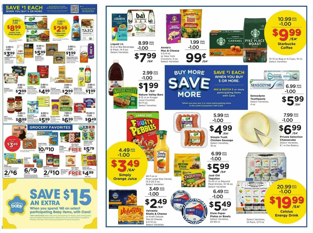 Mariano's Weekly Ad from September 2
