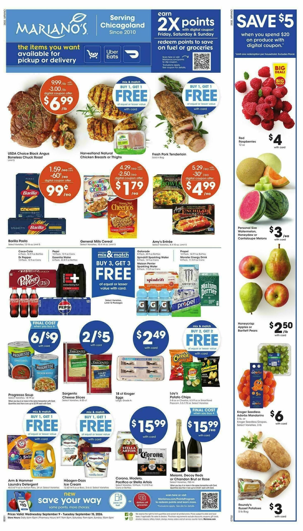 Mariano's Weekly Ad from September 9