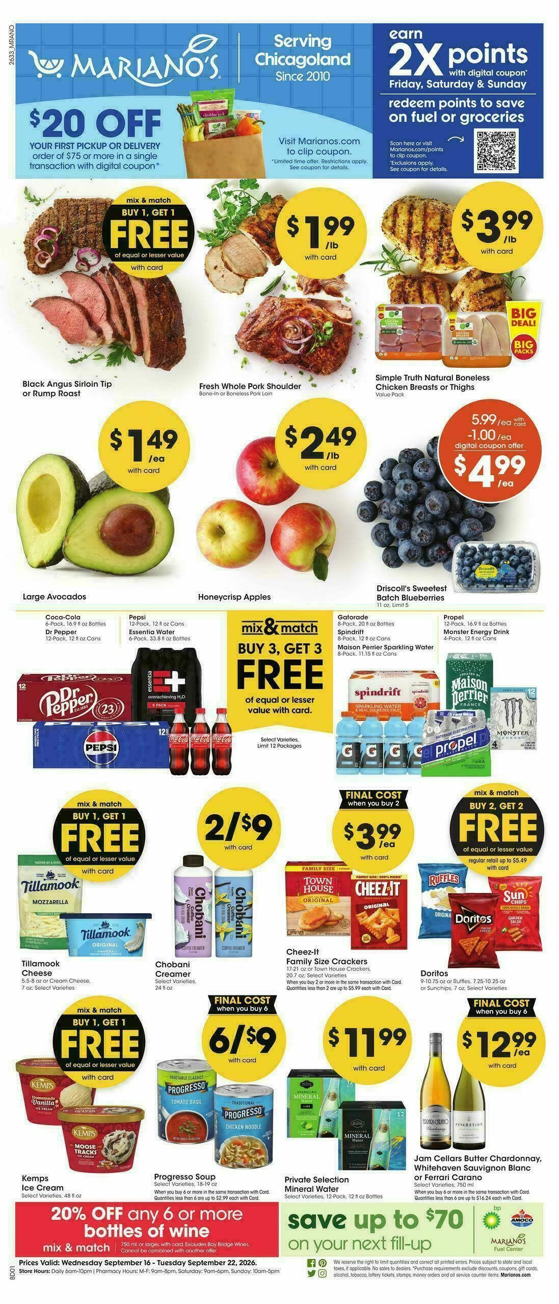Mariano's Weekly Ad from September 16