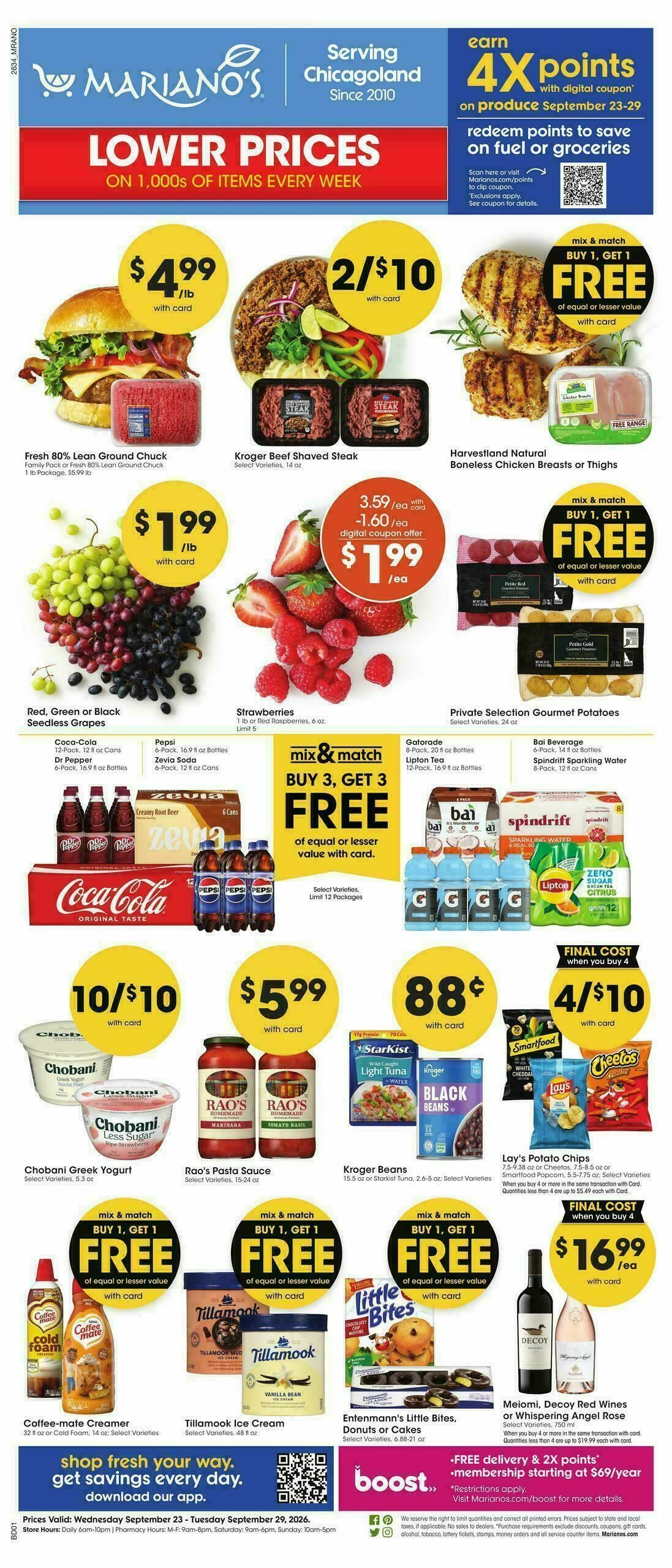 Mariano's Weekly Ad from September 23