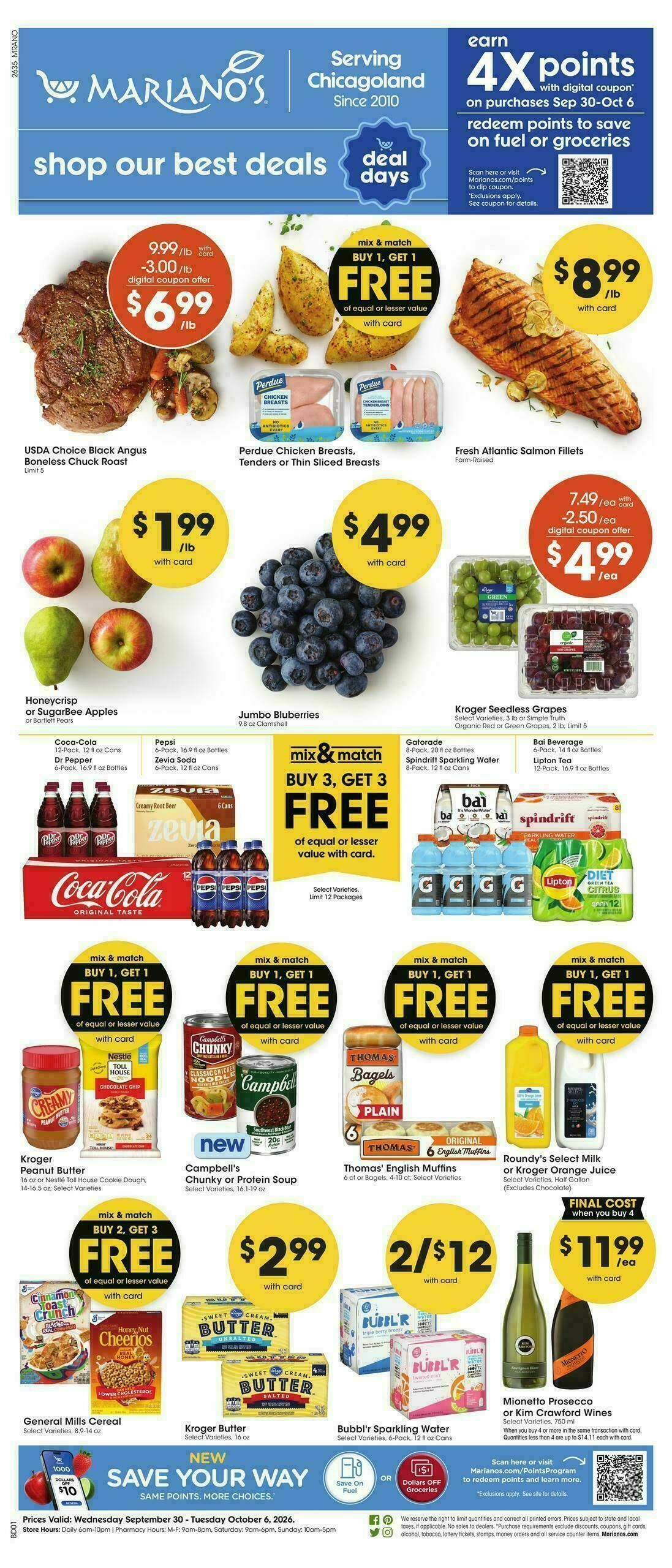 Mariano's Weekly Ad from September 30