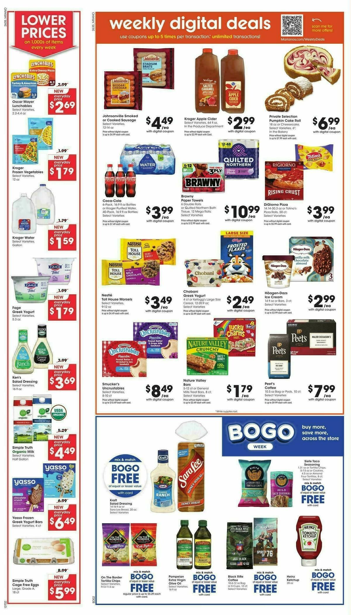 Mariano's Weekly Ad from September 30