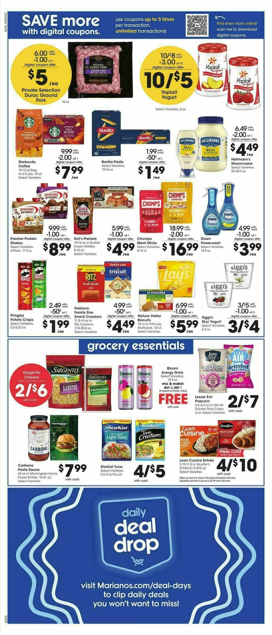 Mariano's Weekly Ad from September 30