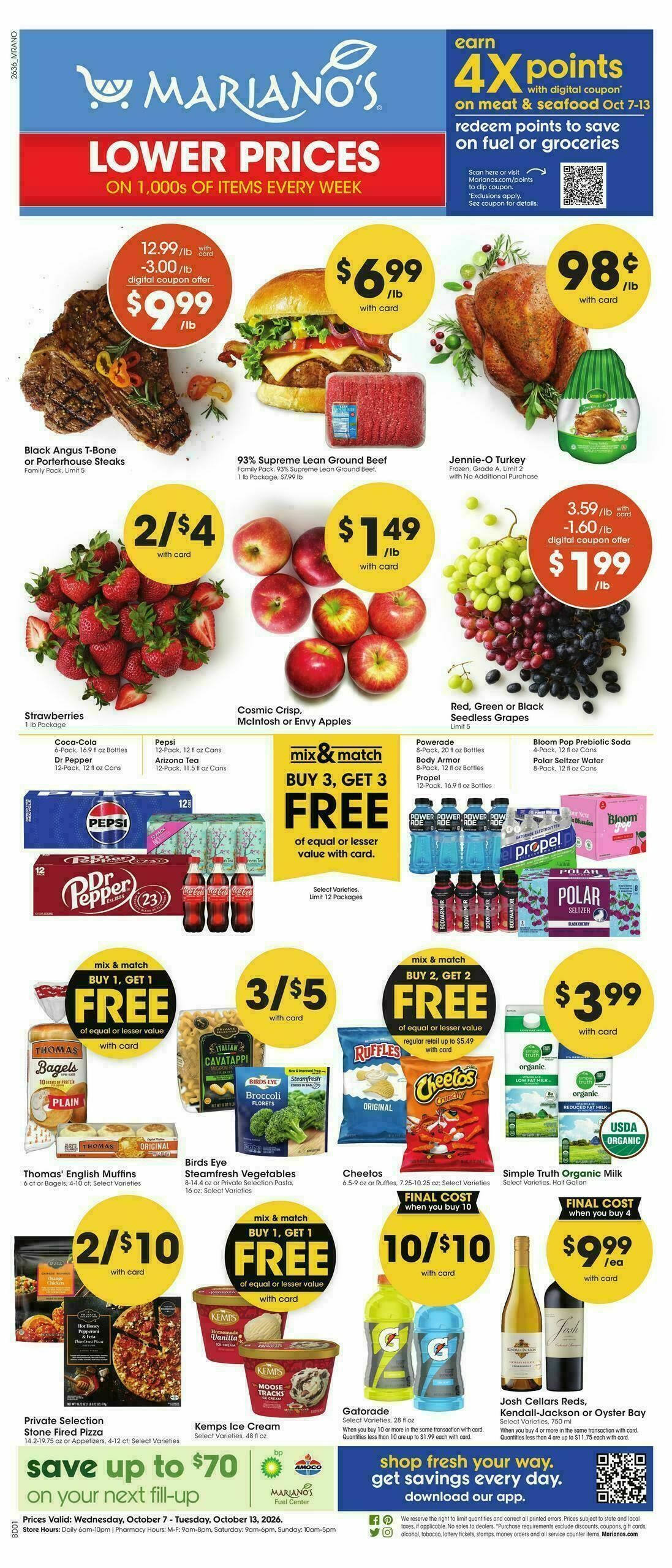 Mariano's Weekly Ad from October 7