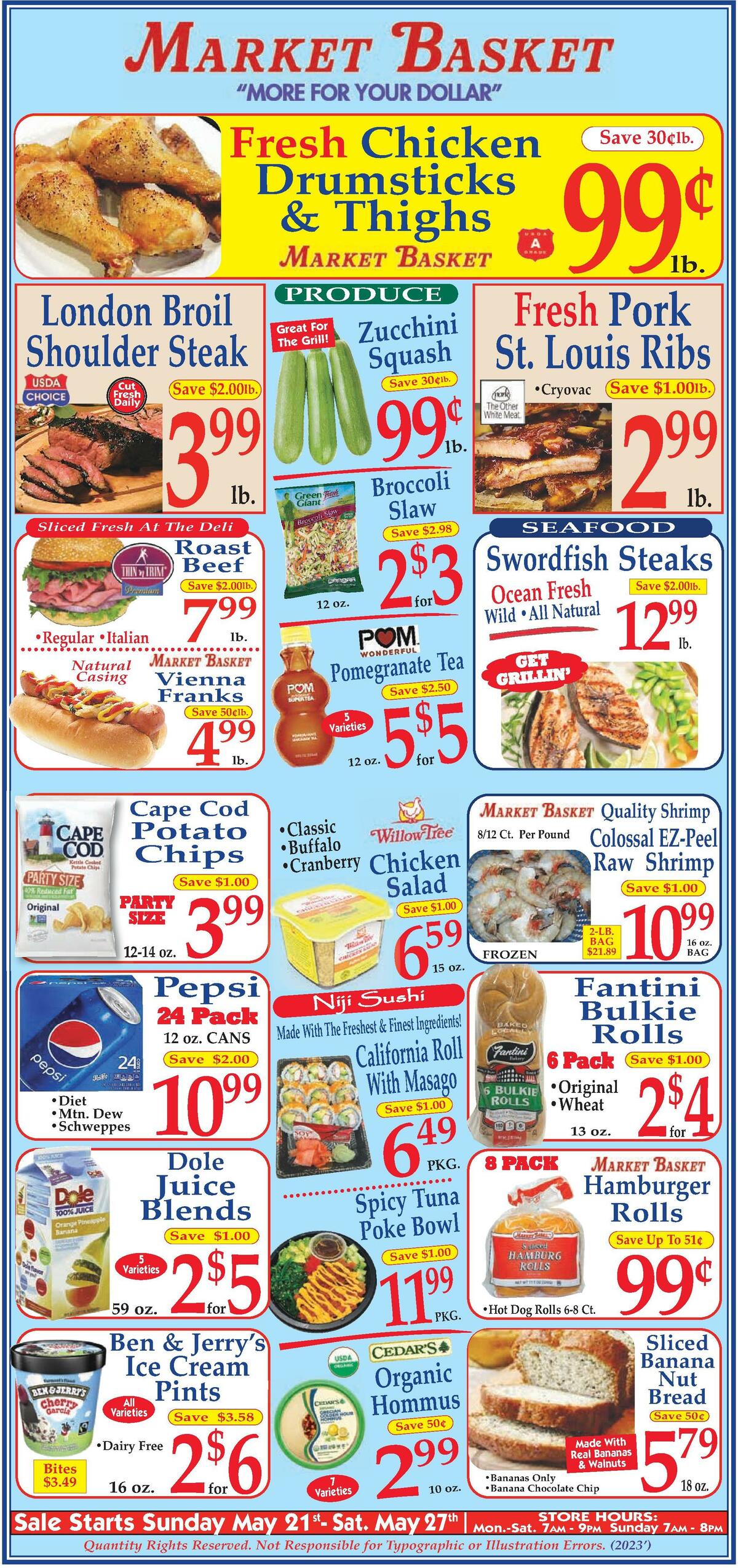 Market Basket Weekly Ad from May 21