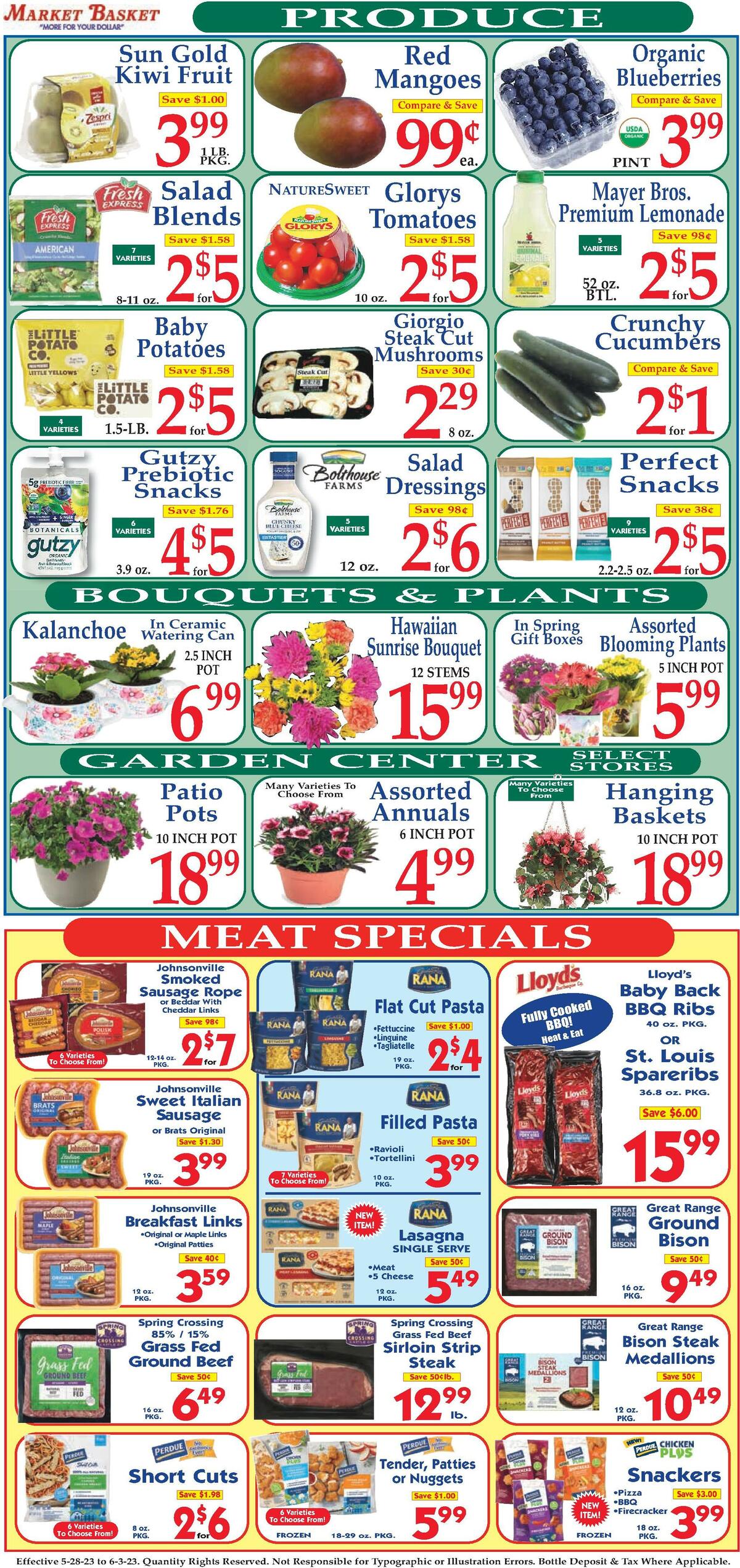 Market Basket Weekly Ad from May 28