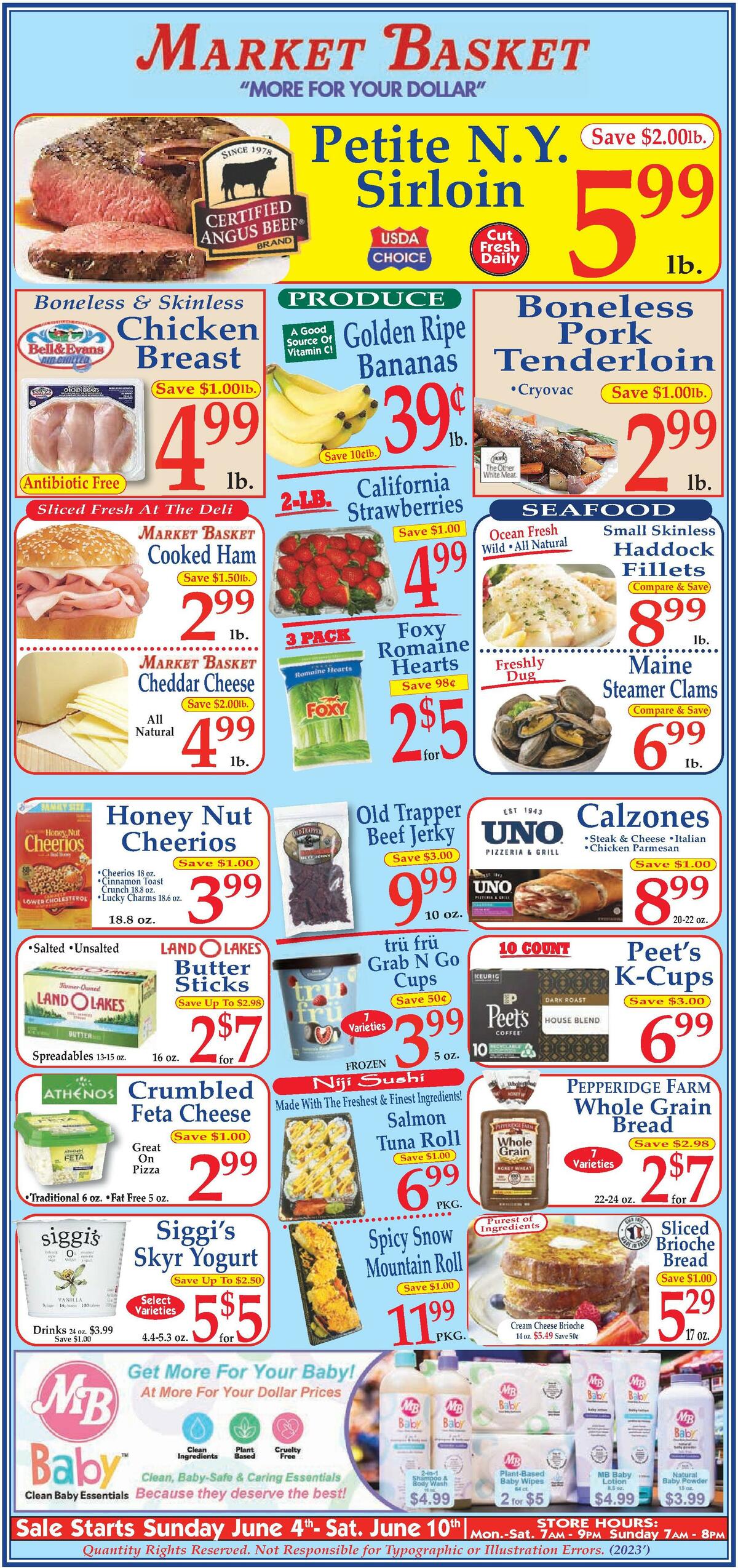 Market Basket Weekly Ad from June 4