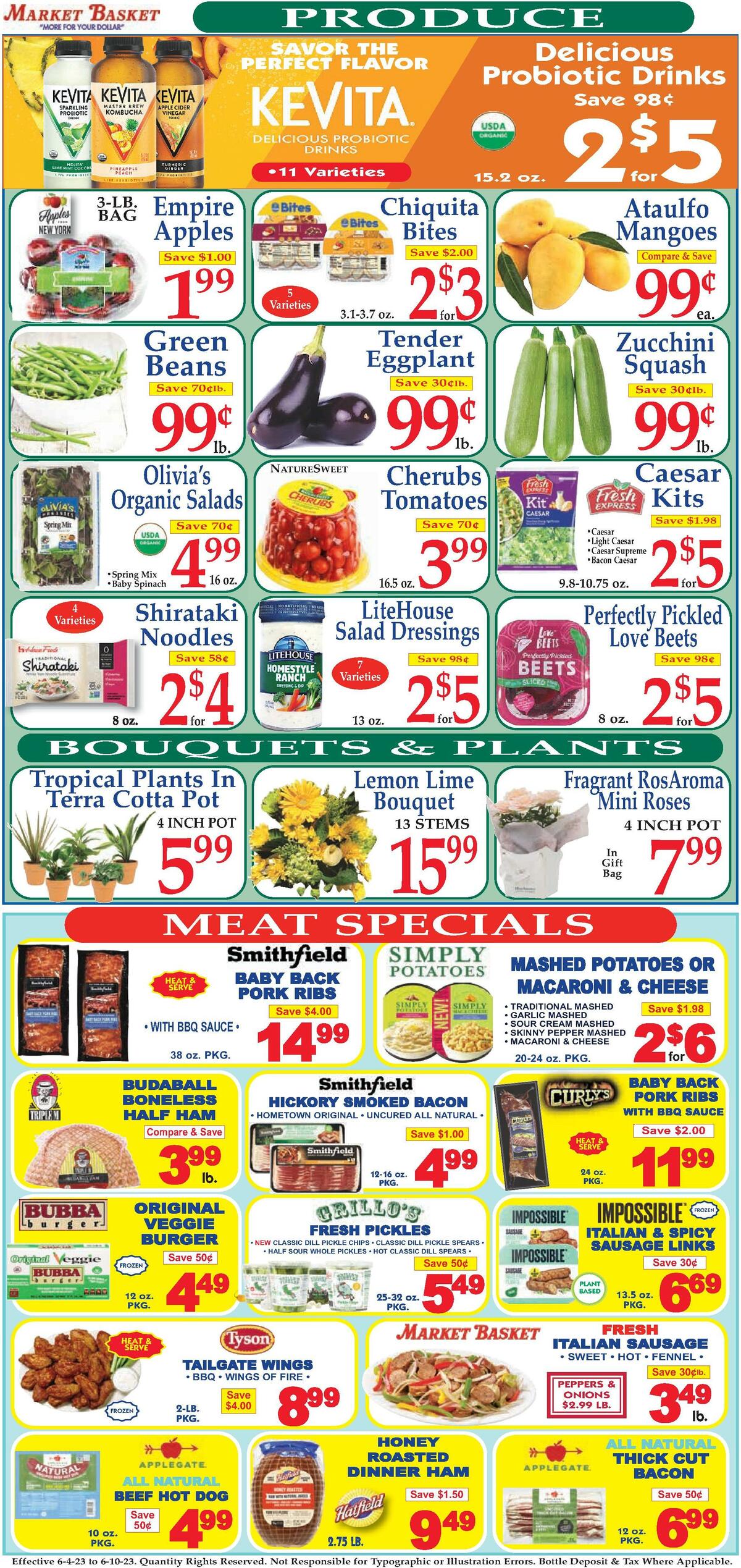 Market Basket Weekly Ad from June 4