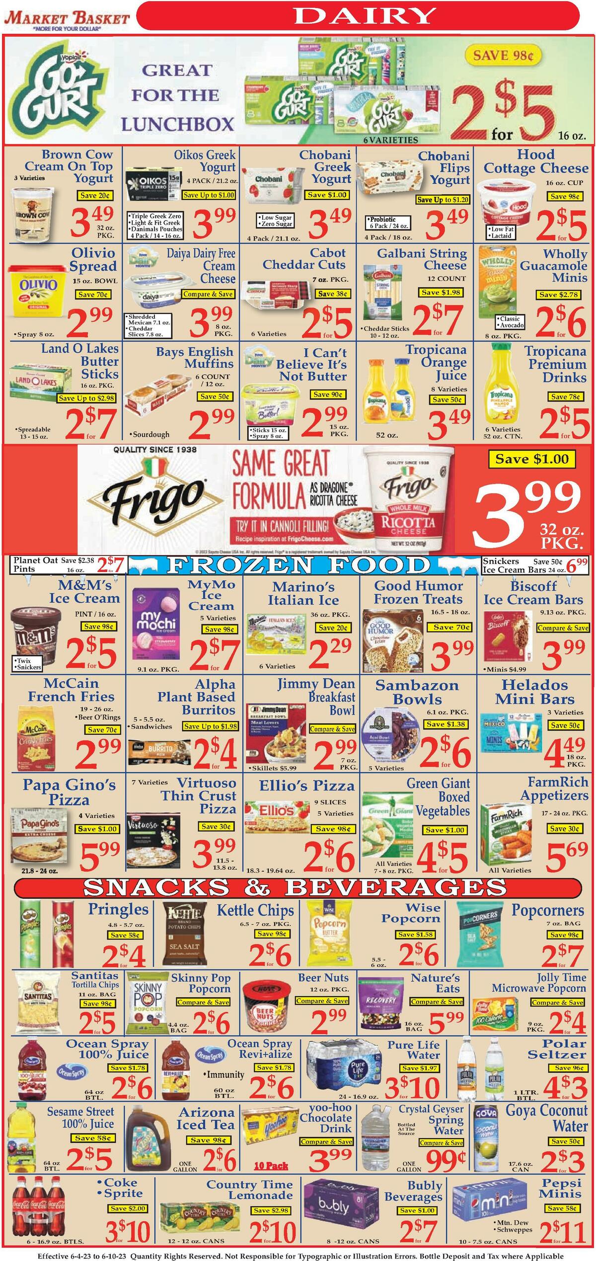 Market Basket Weekly Ad from June 4