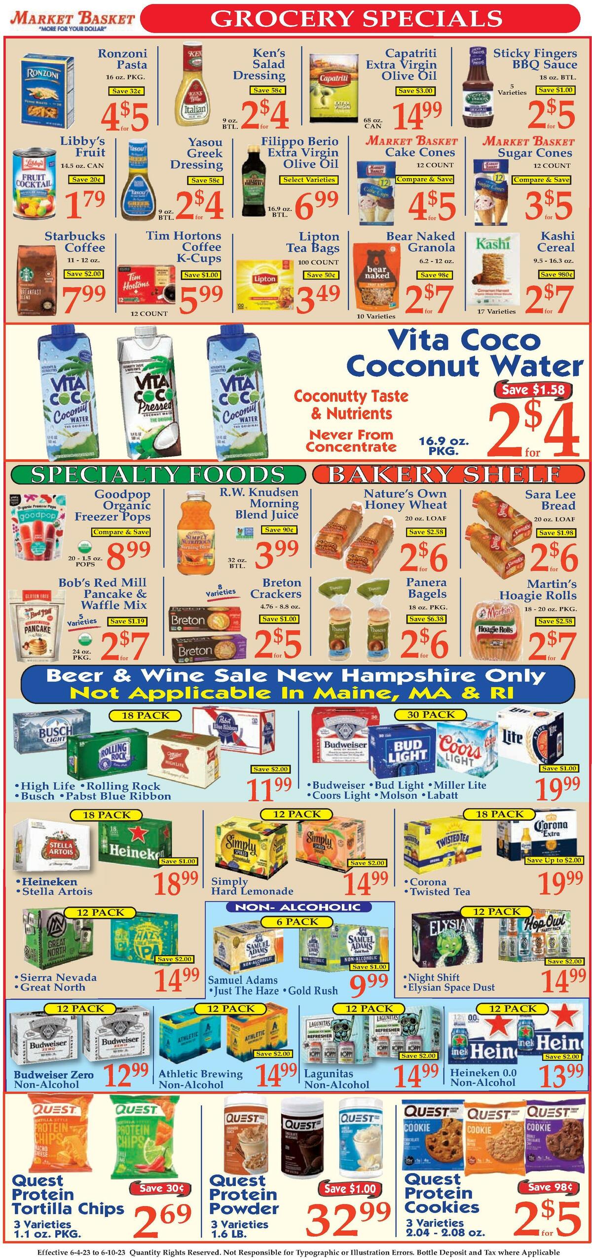 Market Basket Weekly Ad from June 4