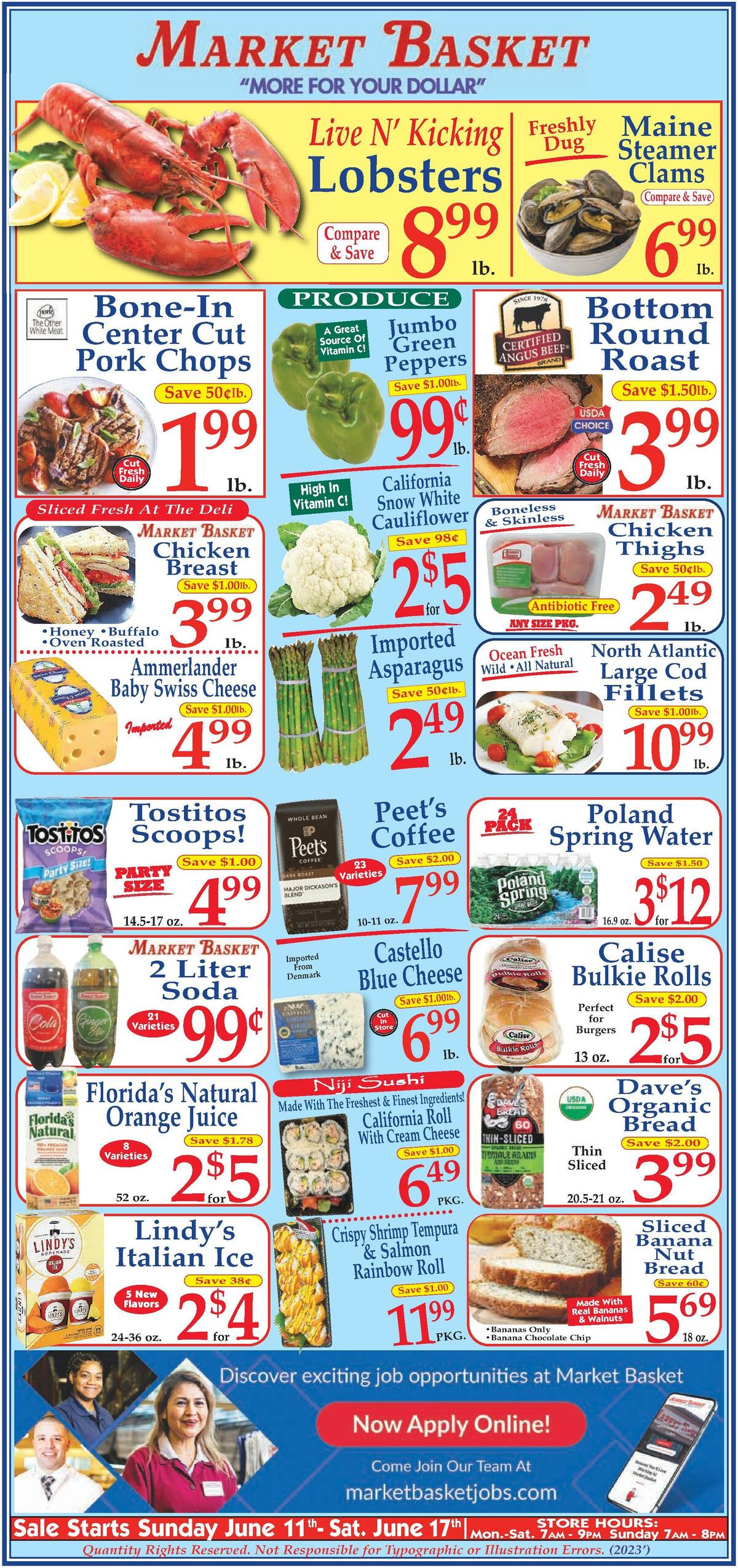 Market Basket Weekly Ad from June 11