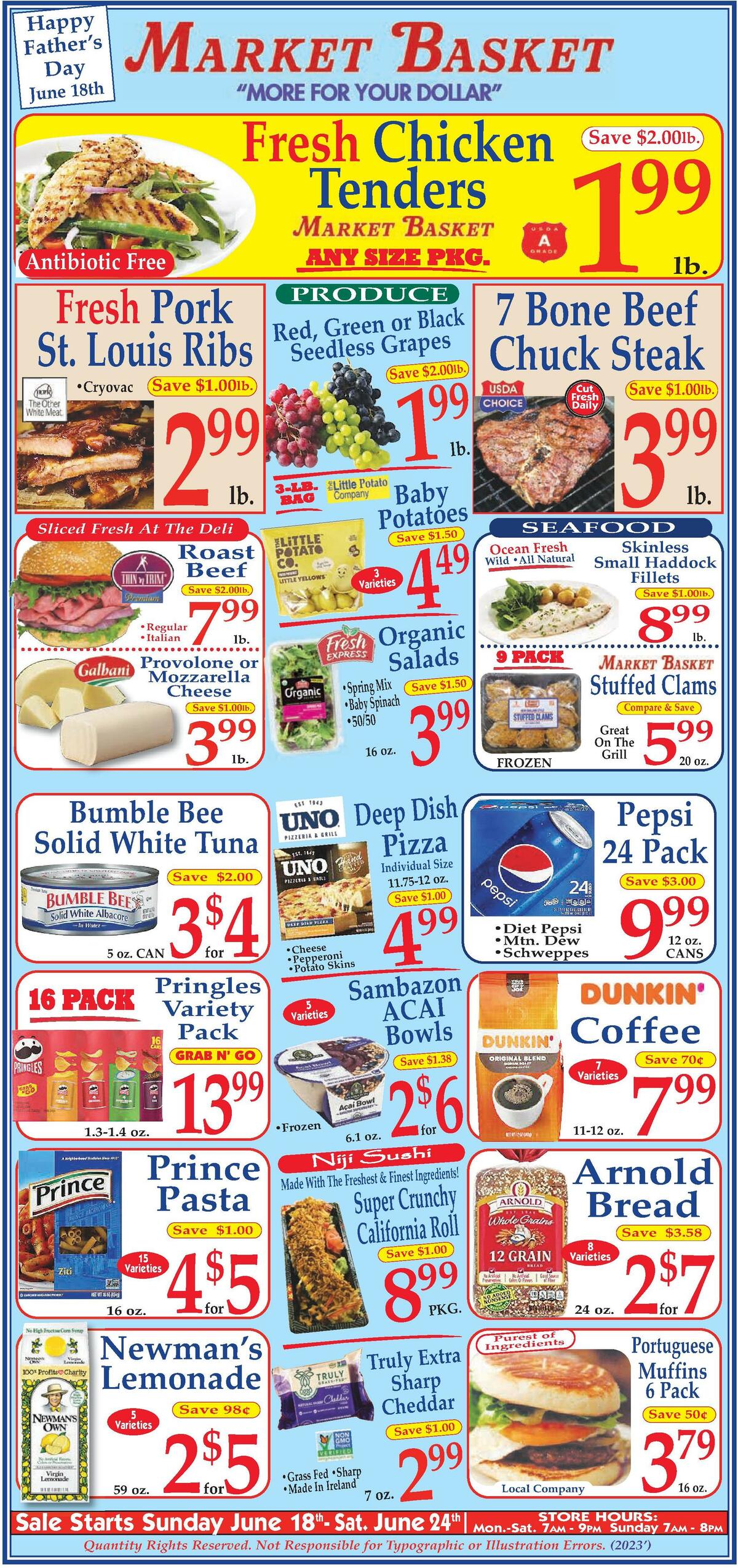 Market Basket Weekly Ad from June 18