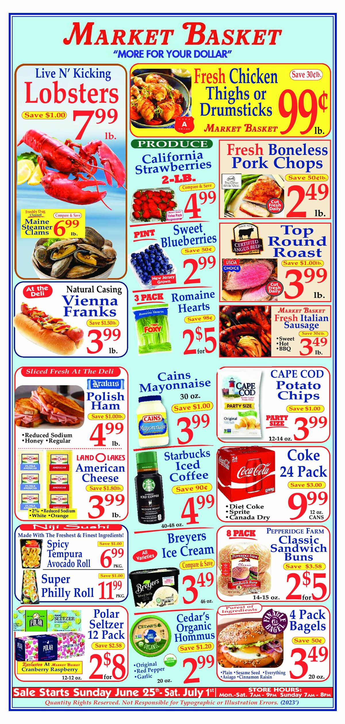 Market Basket Weekly Ad from June 25