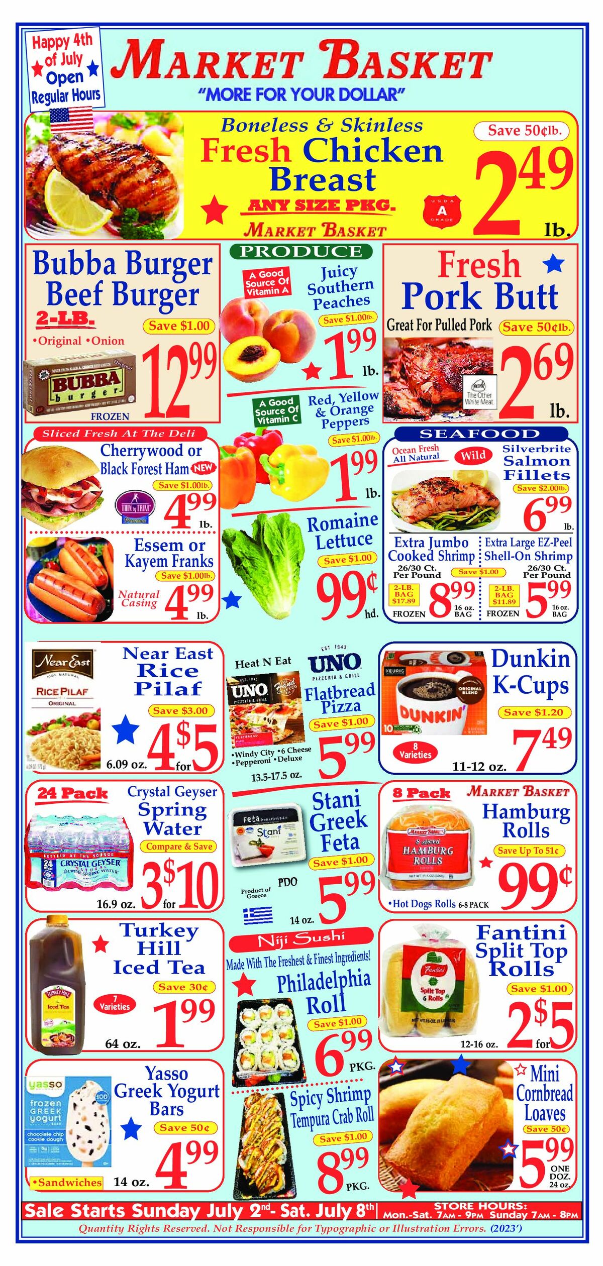 Market Basket Weekly Ad from July 2