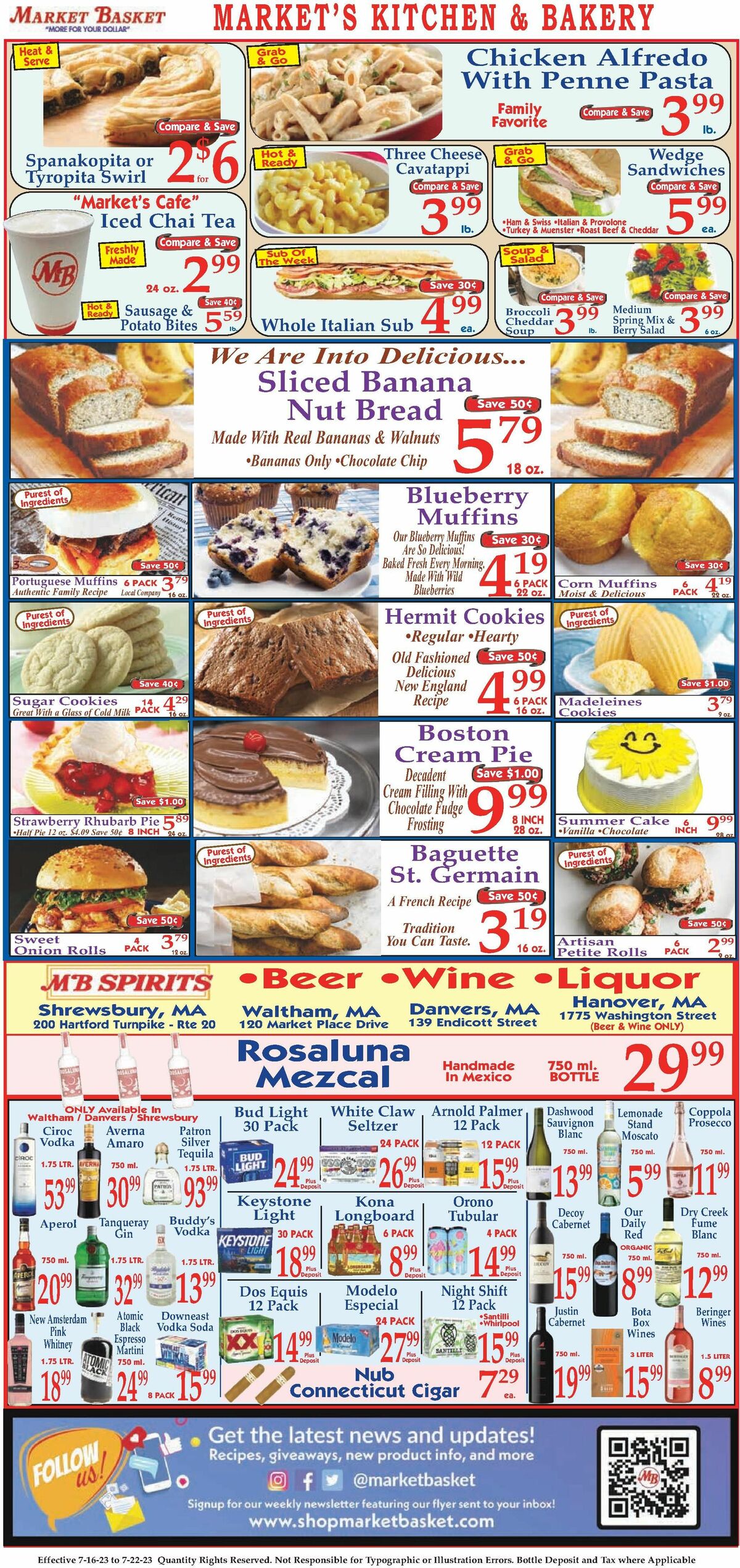 Market Basket Weekly Ad from July 16