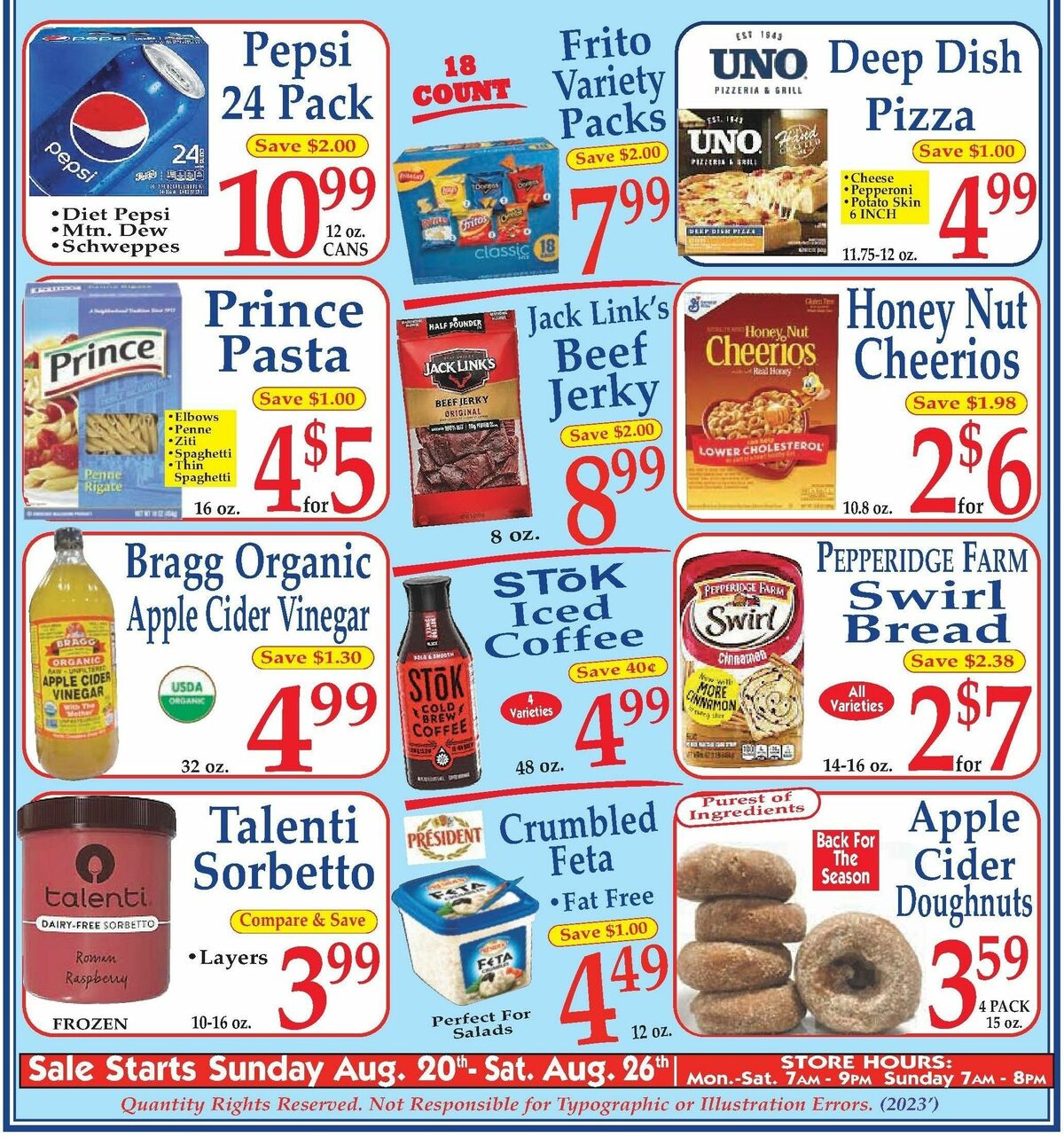 Market Basket Weekly Ad from August 20