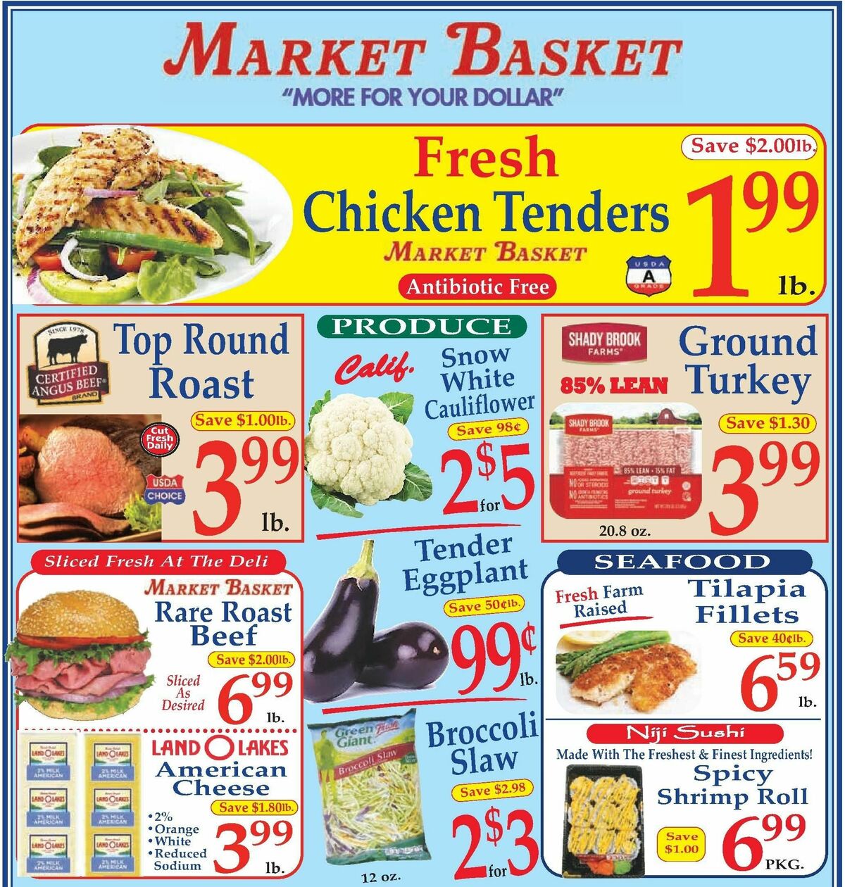 Market Basket Weekly Ad from August 27
