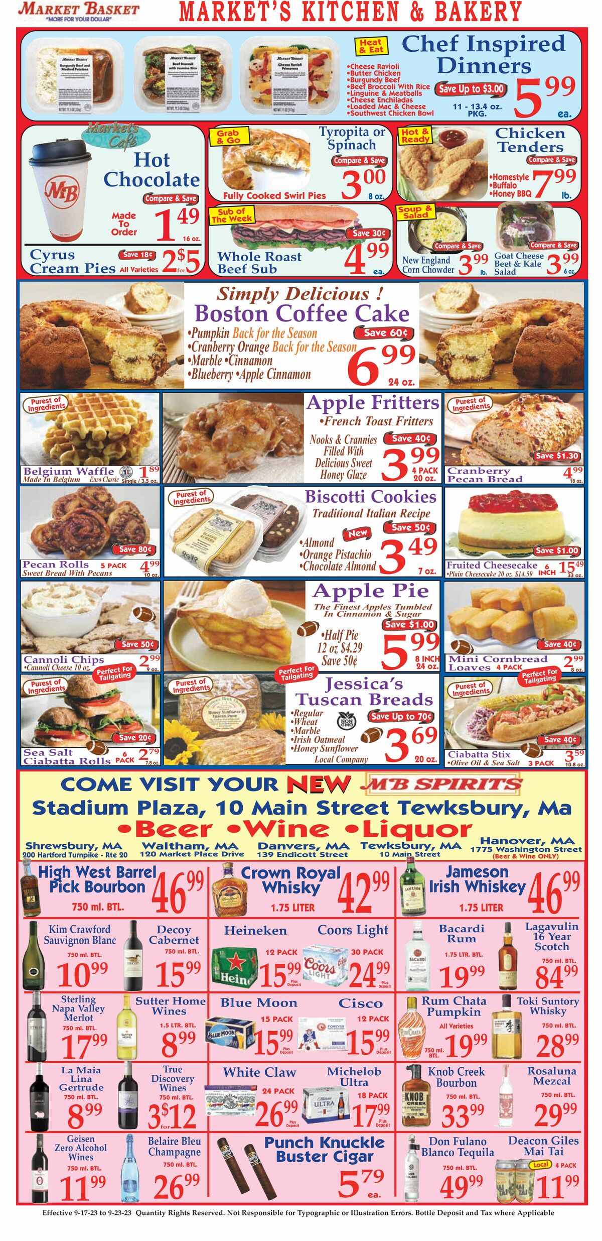 Market Basket Weekly Ad from September 17