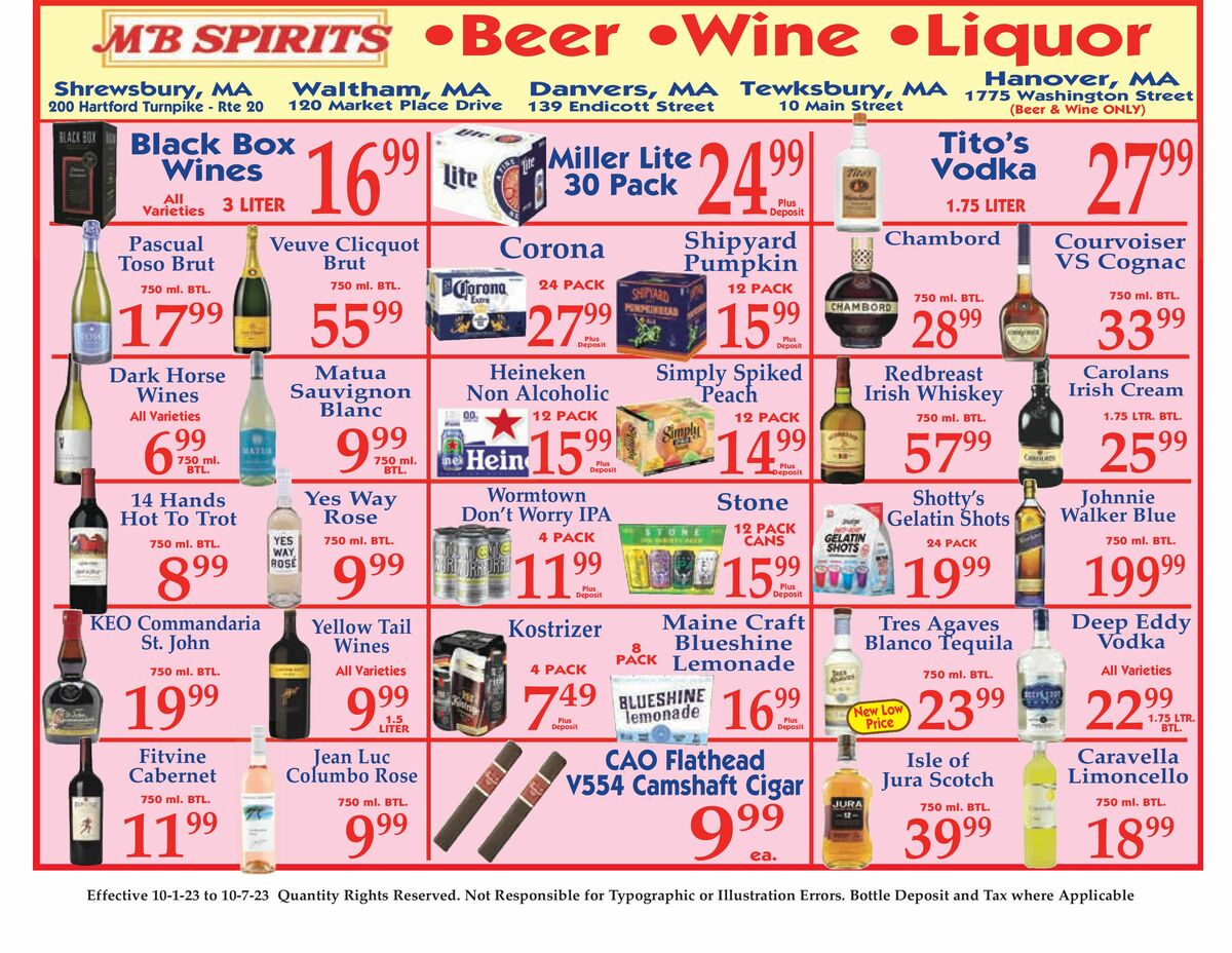 Market Basket Weekly Ad from October 1
