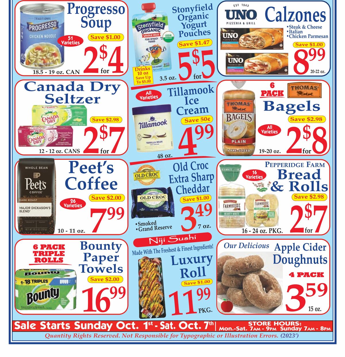 Market Basket Weekly Ad from October 1