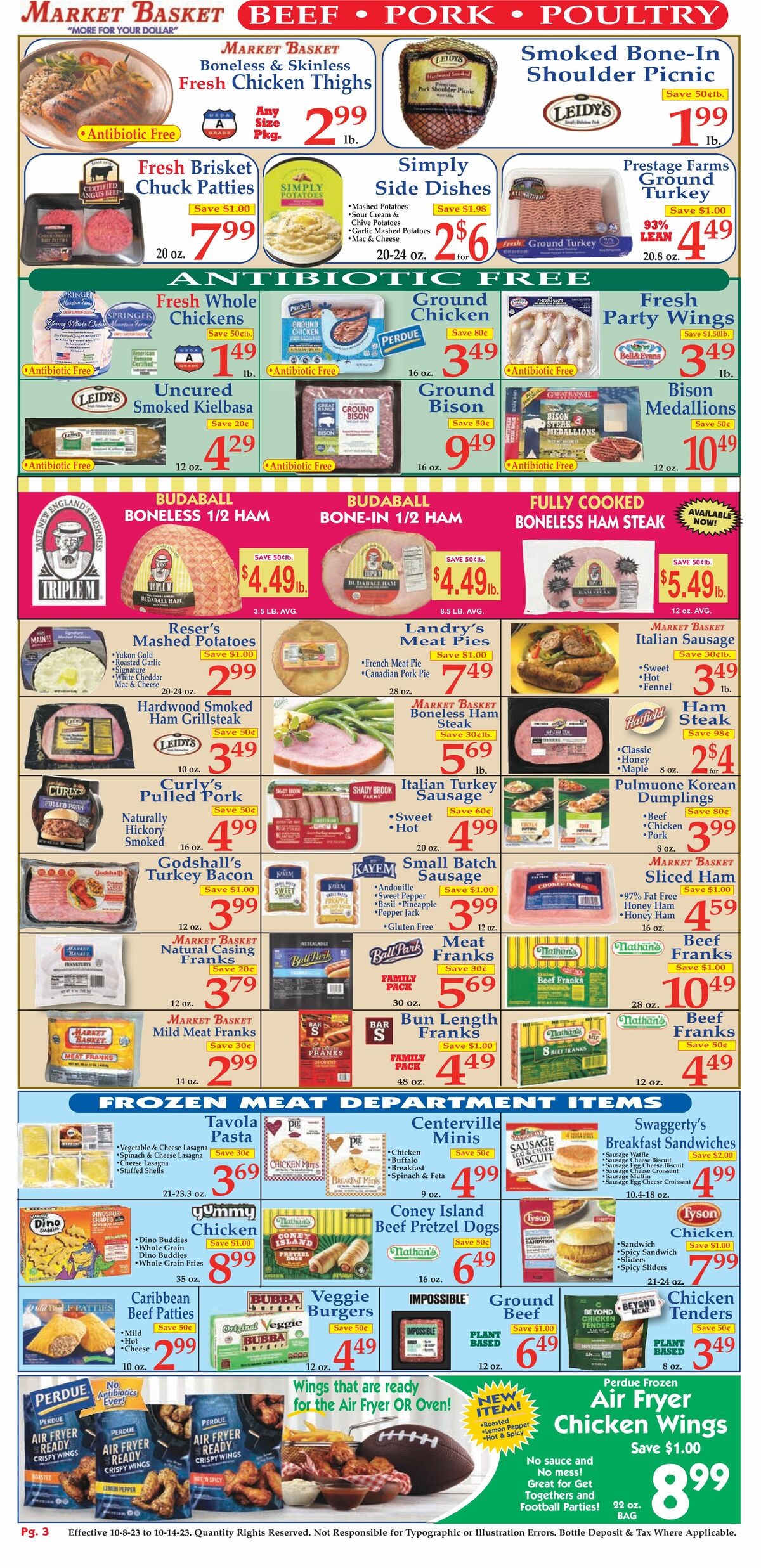 Market Basket Weekly Ad from October 8