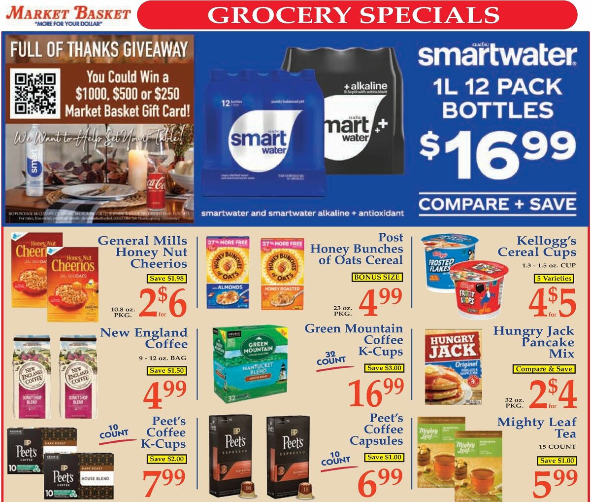 Market Basket Weekly Ad from October 22