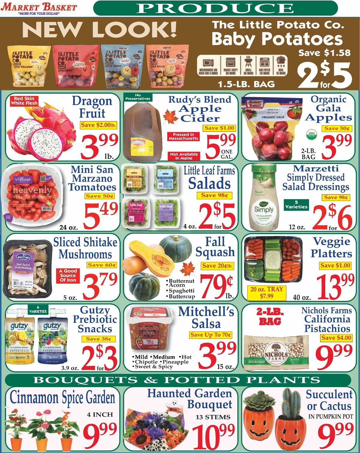 Market Basket Weekly Ad from October 22