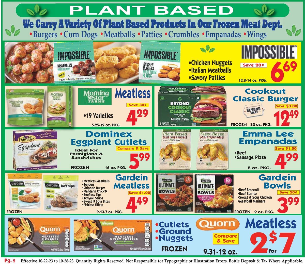 Market Basket Weekly Ad from October 22